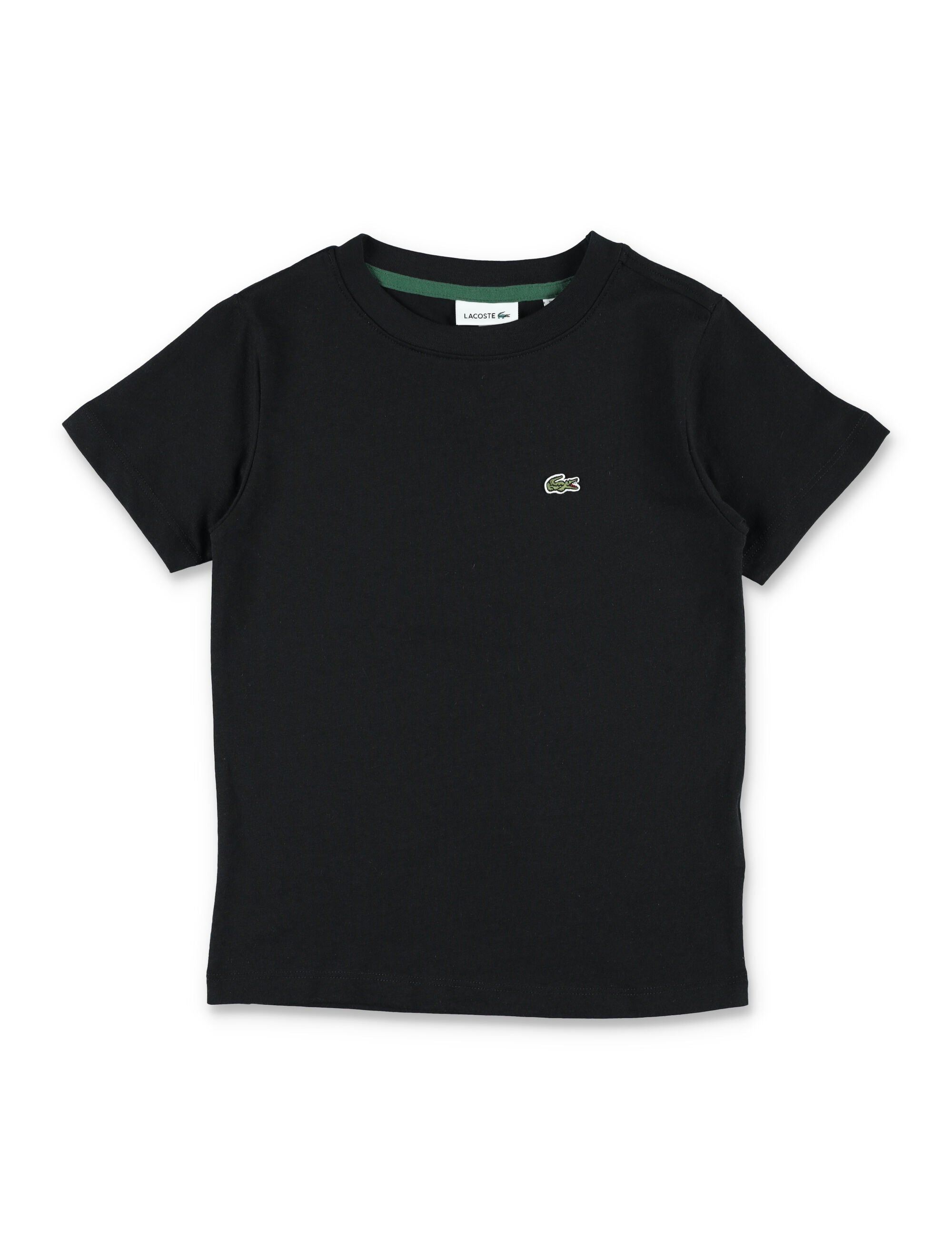 Lacoste Kids Classic Cotton T-Shirt Black Organic Combed