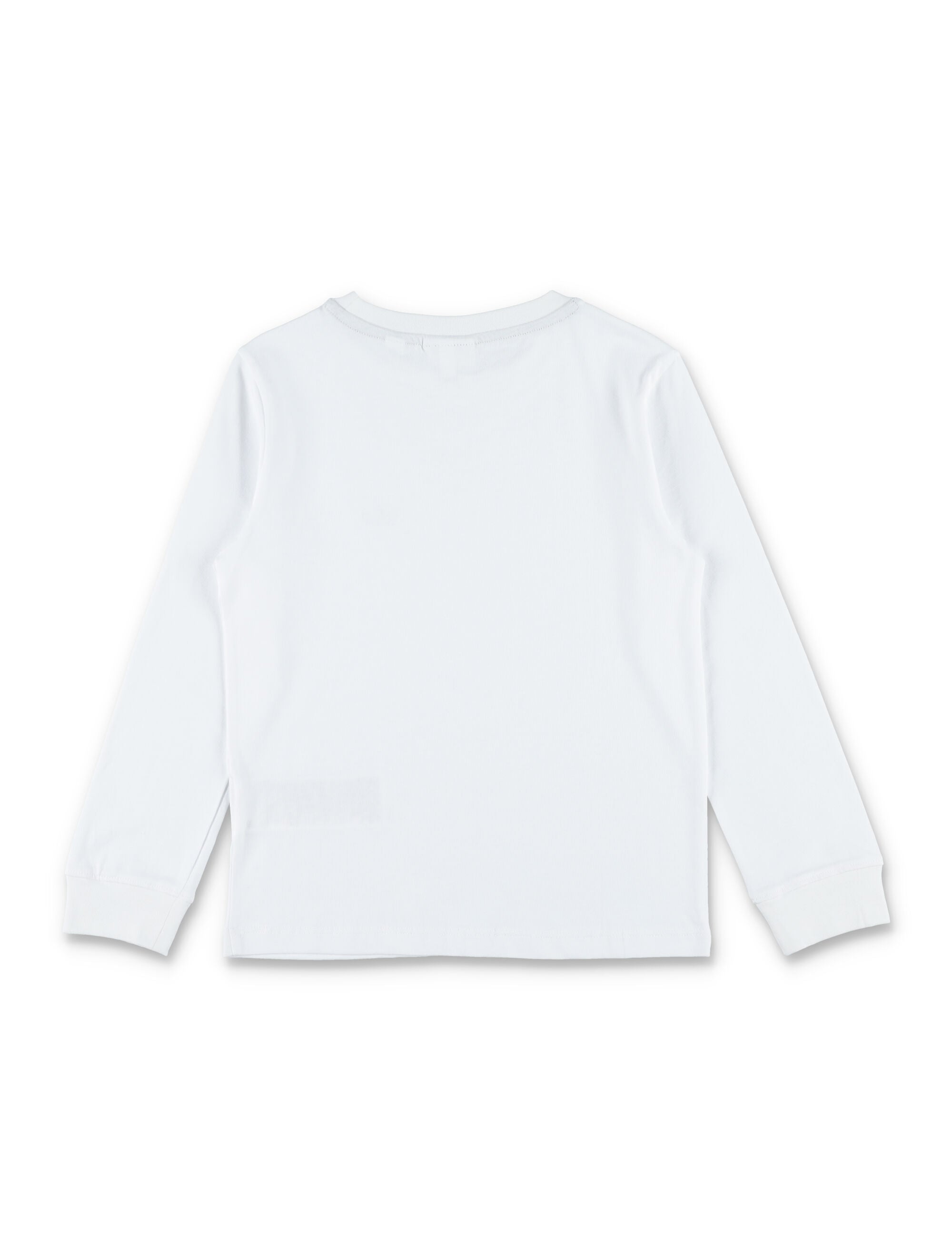 Lacoste Kids Classic Long-Sleeve Cotton T-Shirt White
