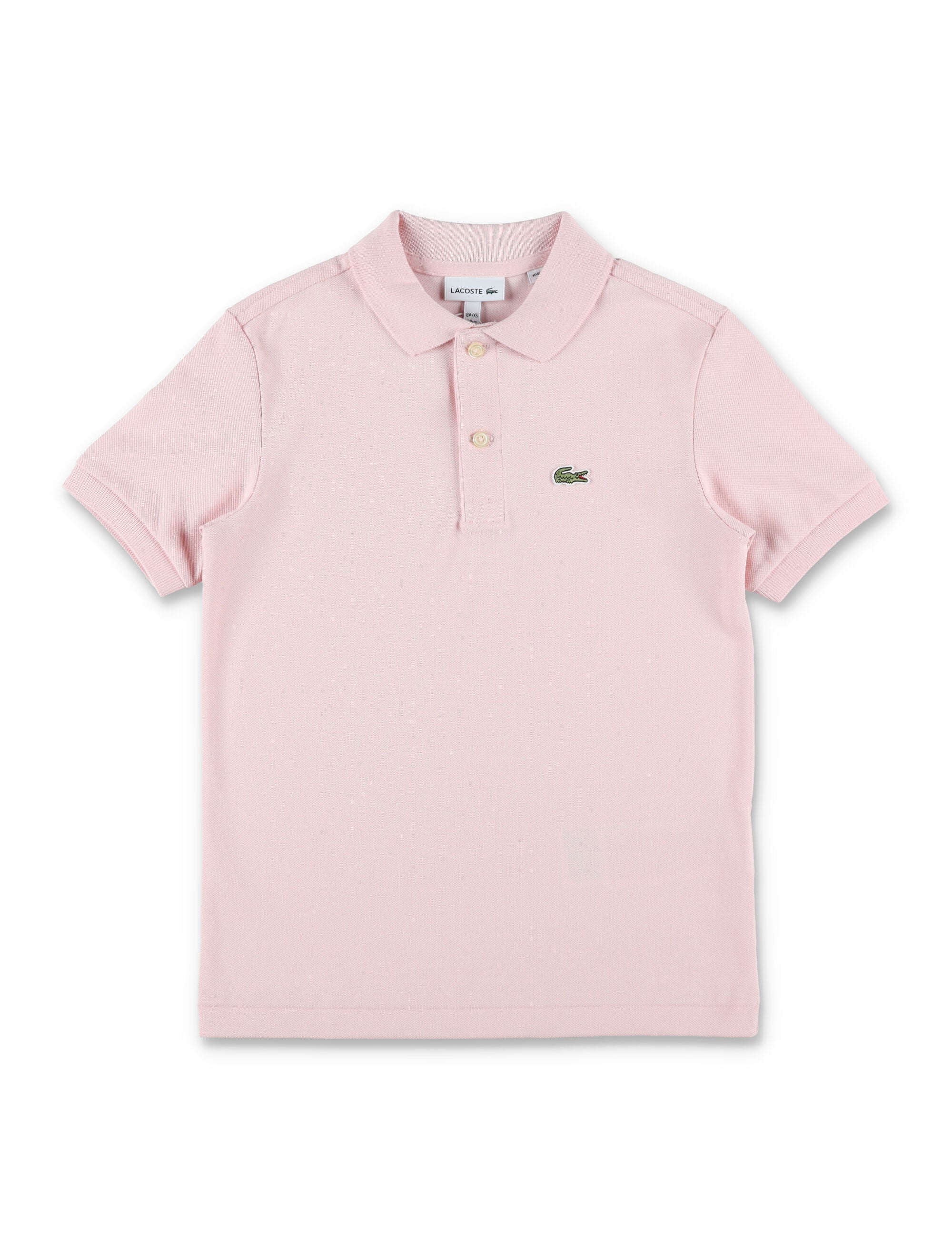 Lacoste Kids Cotton Petit Piqué Polo Rose T-shirt
