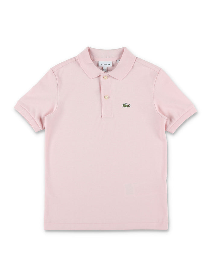 Lacoste Kids Cotton Petit Piqué Polo Rose T-shirt