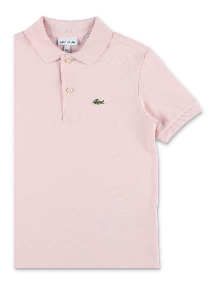 Lacoste Kids Cotton Petit Piqué Polo Rose T-shirt