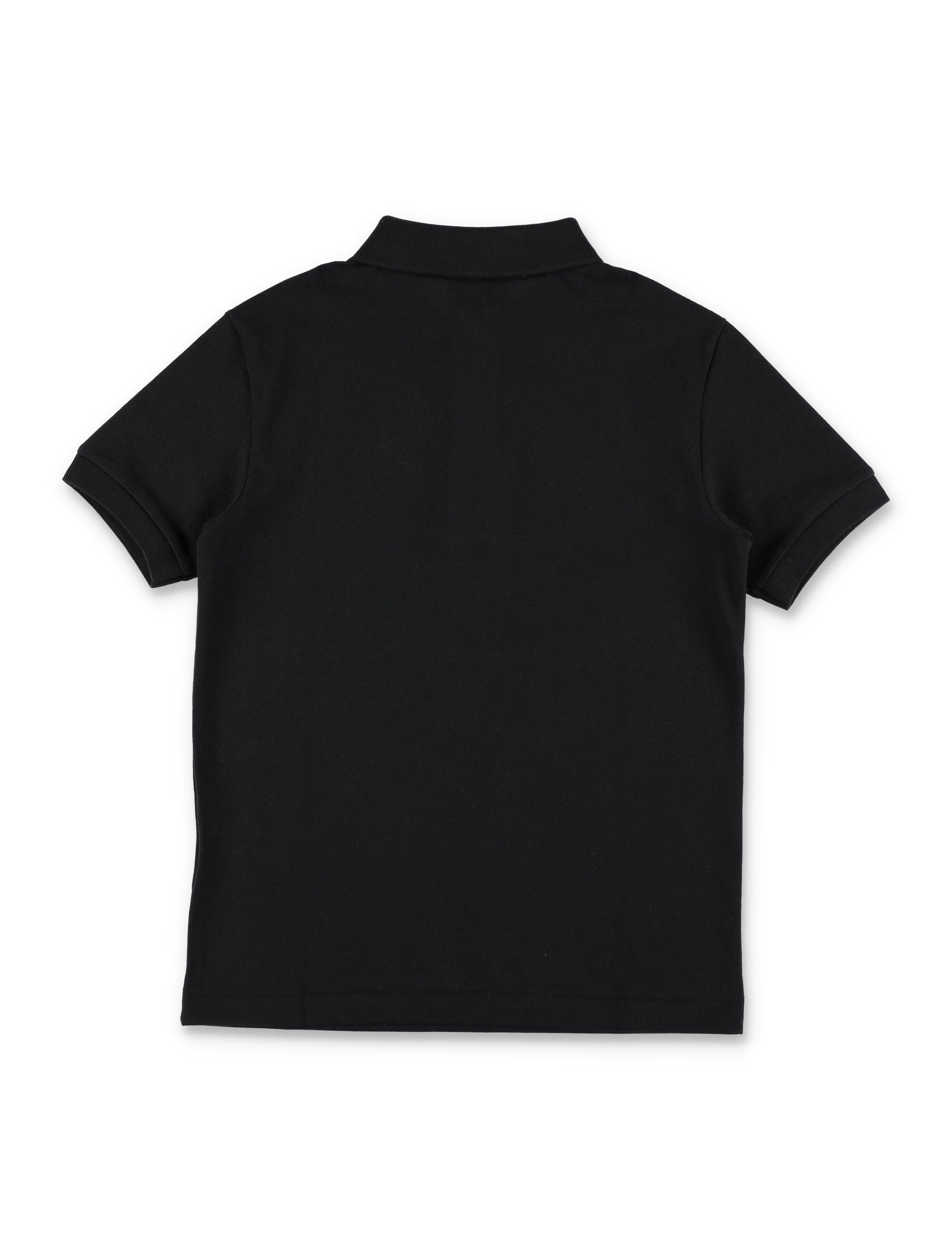 Lacoste Kids Cotton Petit Piqué Polo Black T-shirt