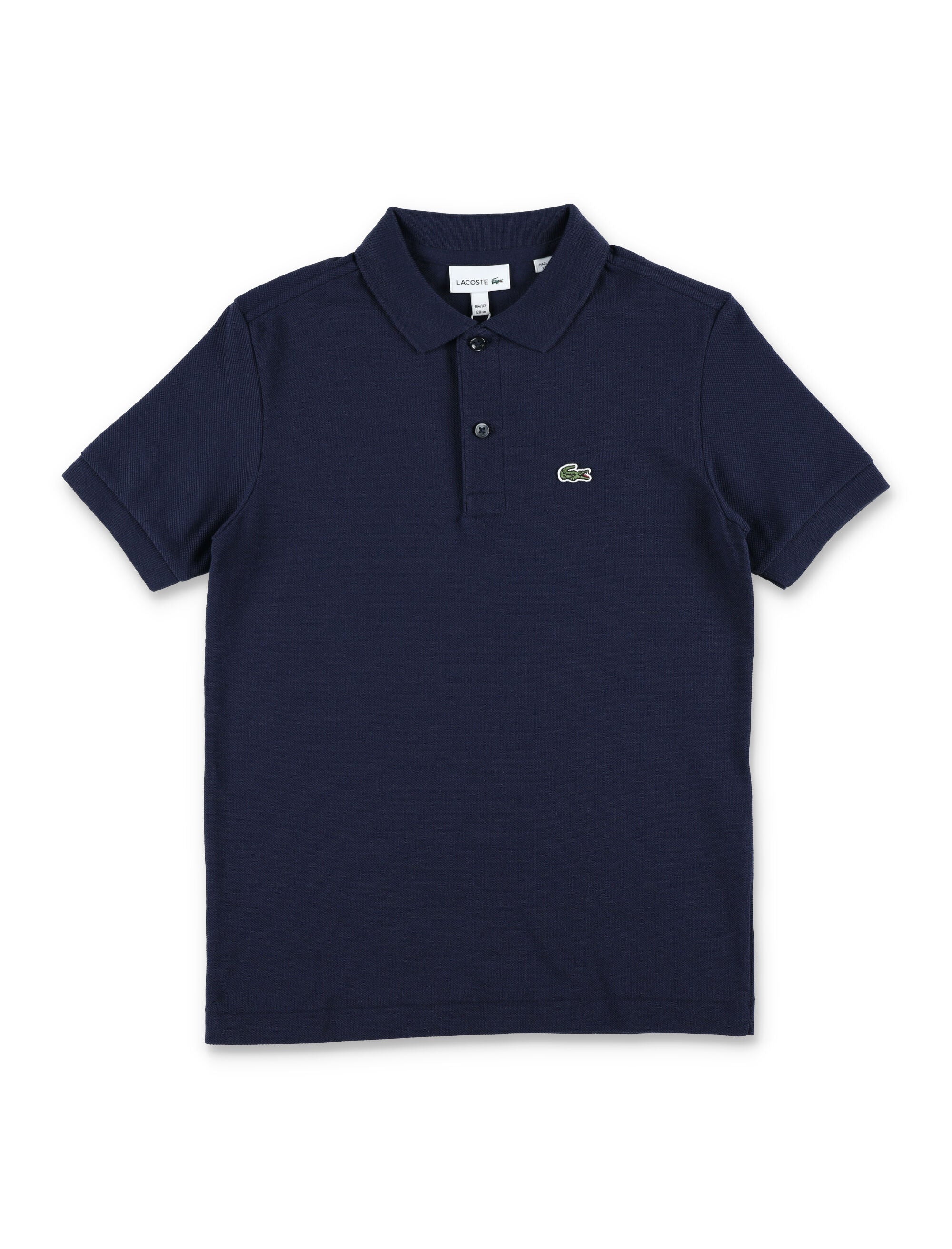 Lacoste Kids Cotton Petit Piqué Polo Navy T-shirt