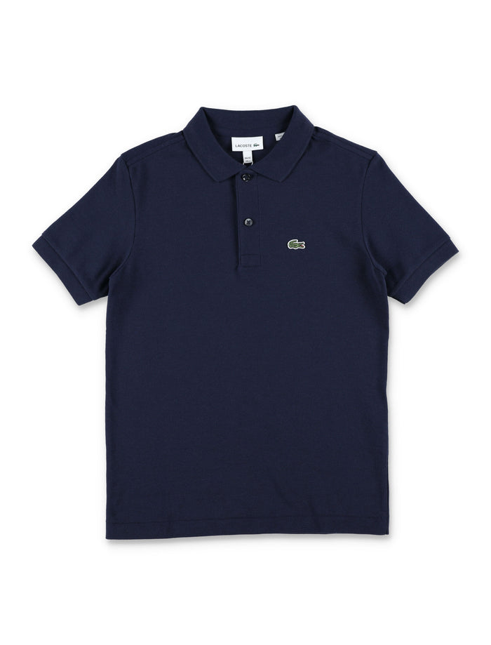 Lacoste Kids Cotton Petit Piqué Polo Navy T-shirt