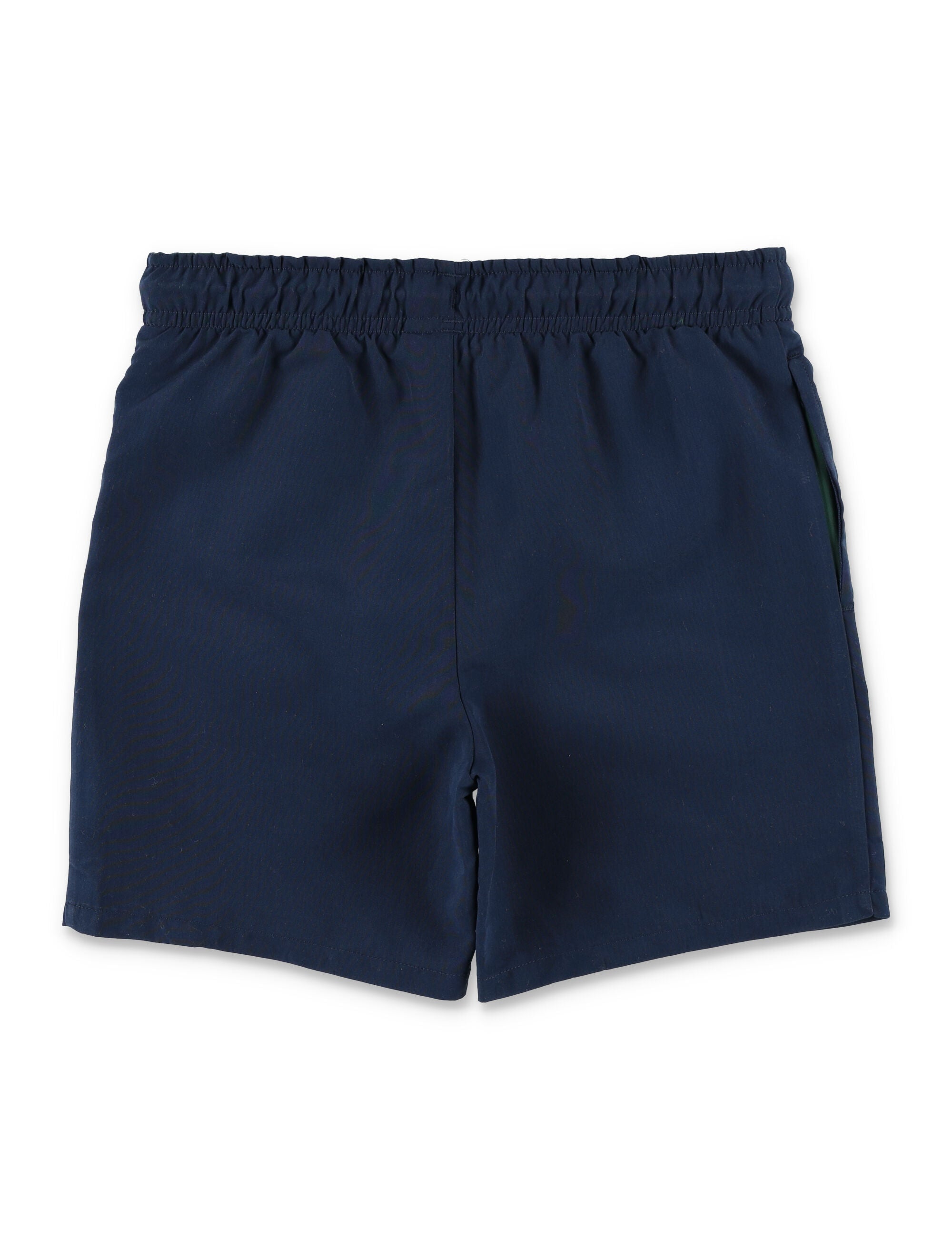 Lacoste Boys Monogram Swim Shorts Navy Polyester Swimwear