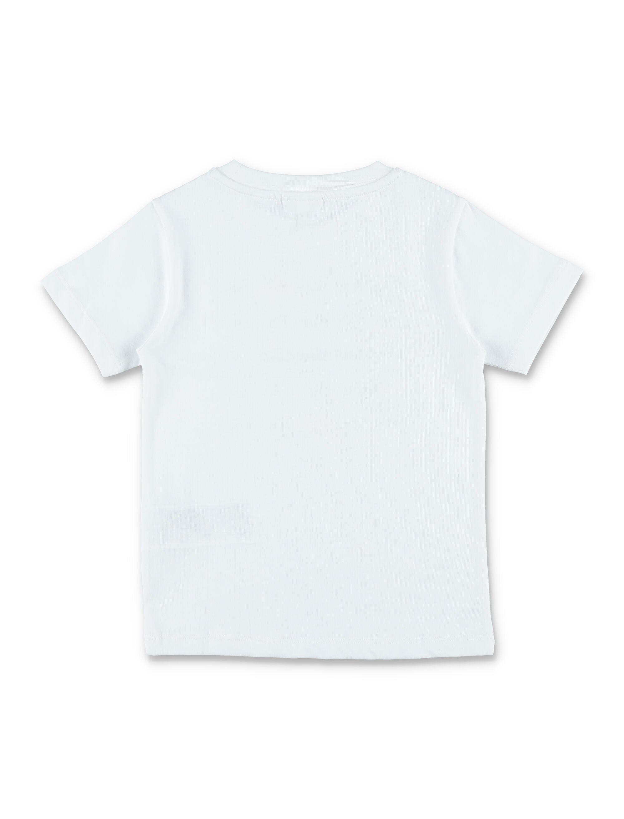 Lacoste Kids Multi-Logo Cotton T-Shirt White Organic Combed