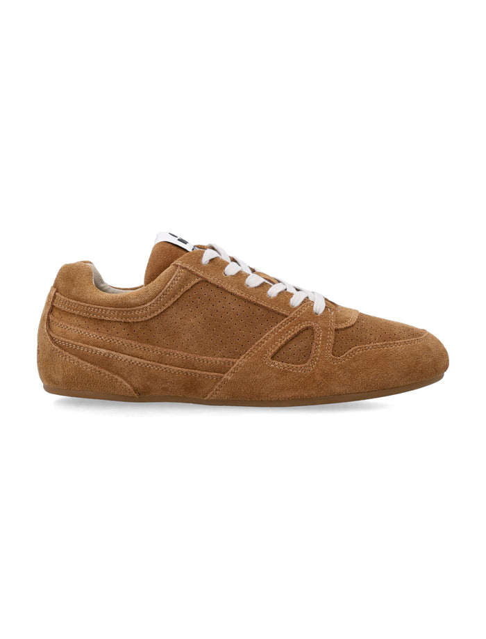 Marant Sennyh cognac suede leather sneakers Cow Sole