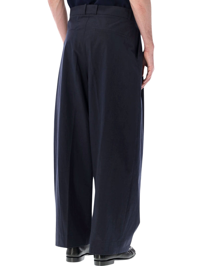Studio Nicholson Line Linen-Viscose Pants Ink