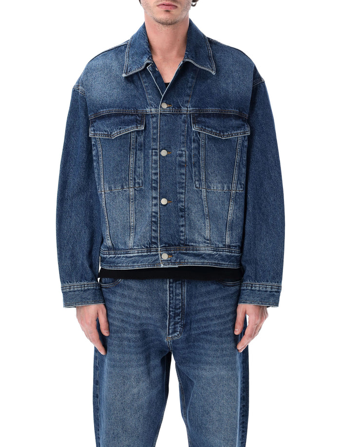 Studio Nicholson Stein Denim Jacket Warn Wash Indigo Cotton