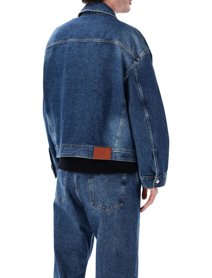 Studio Nicholson Stein Denim Jacket Warn Wash Indigo Cotton