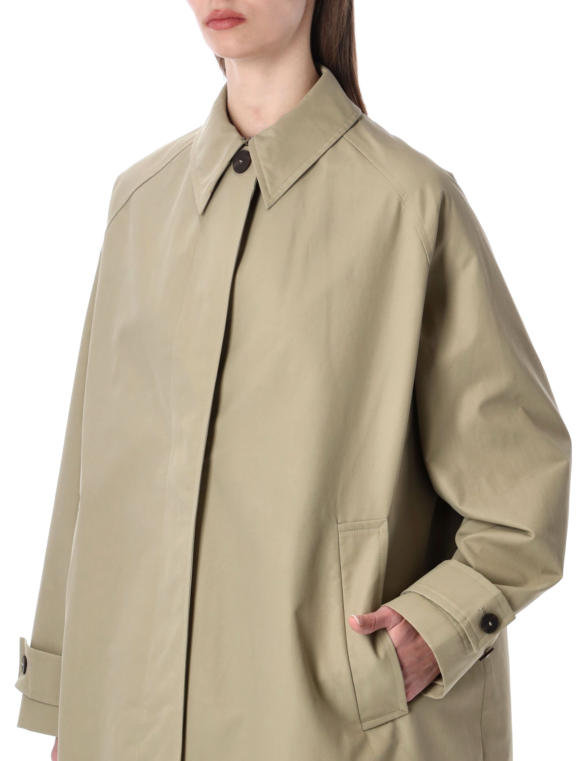 Studio Nicholson Holin Technical Coat Tan Cotton