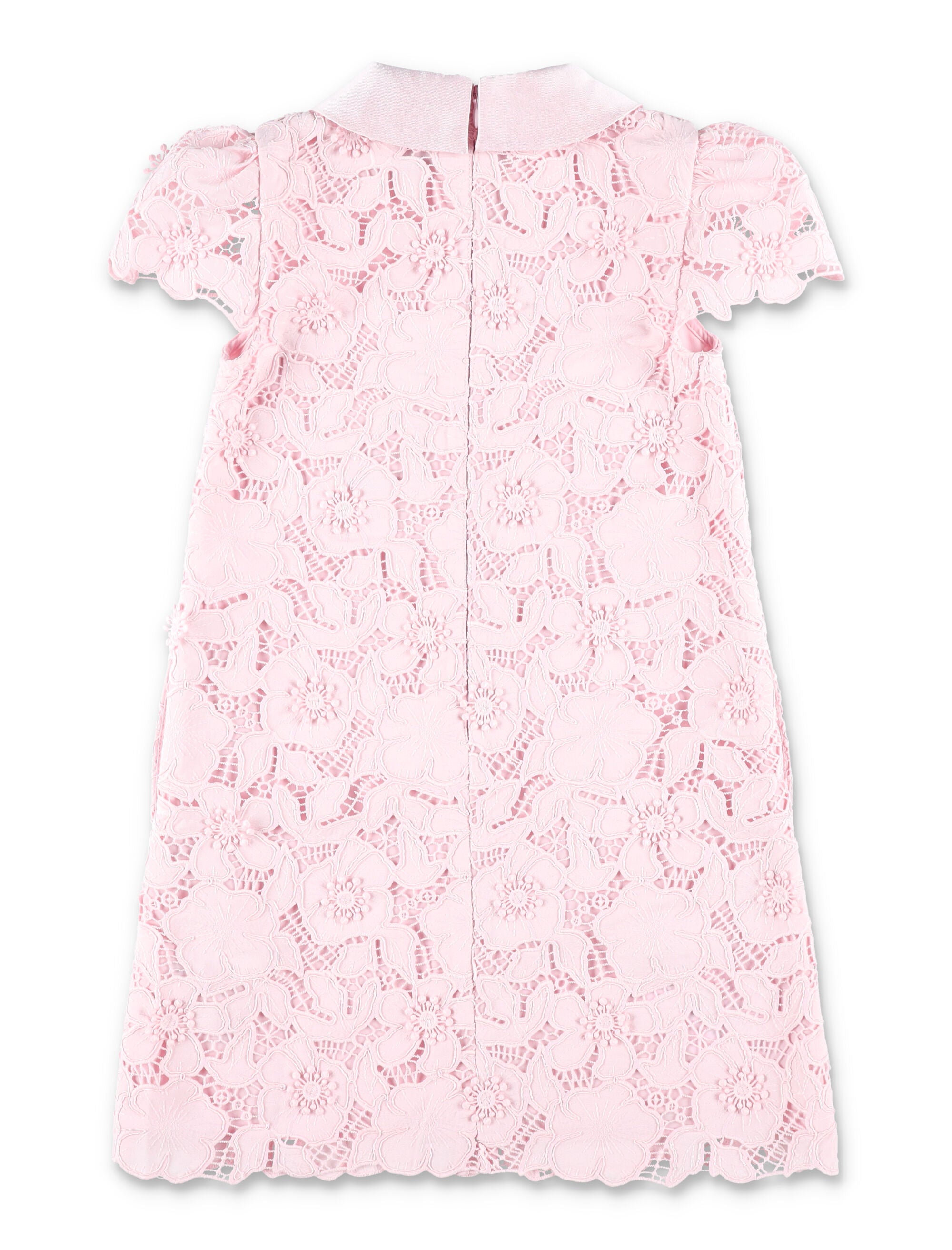 Self-Portrait girls pink flower lace dress Polyester