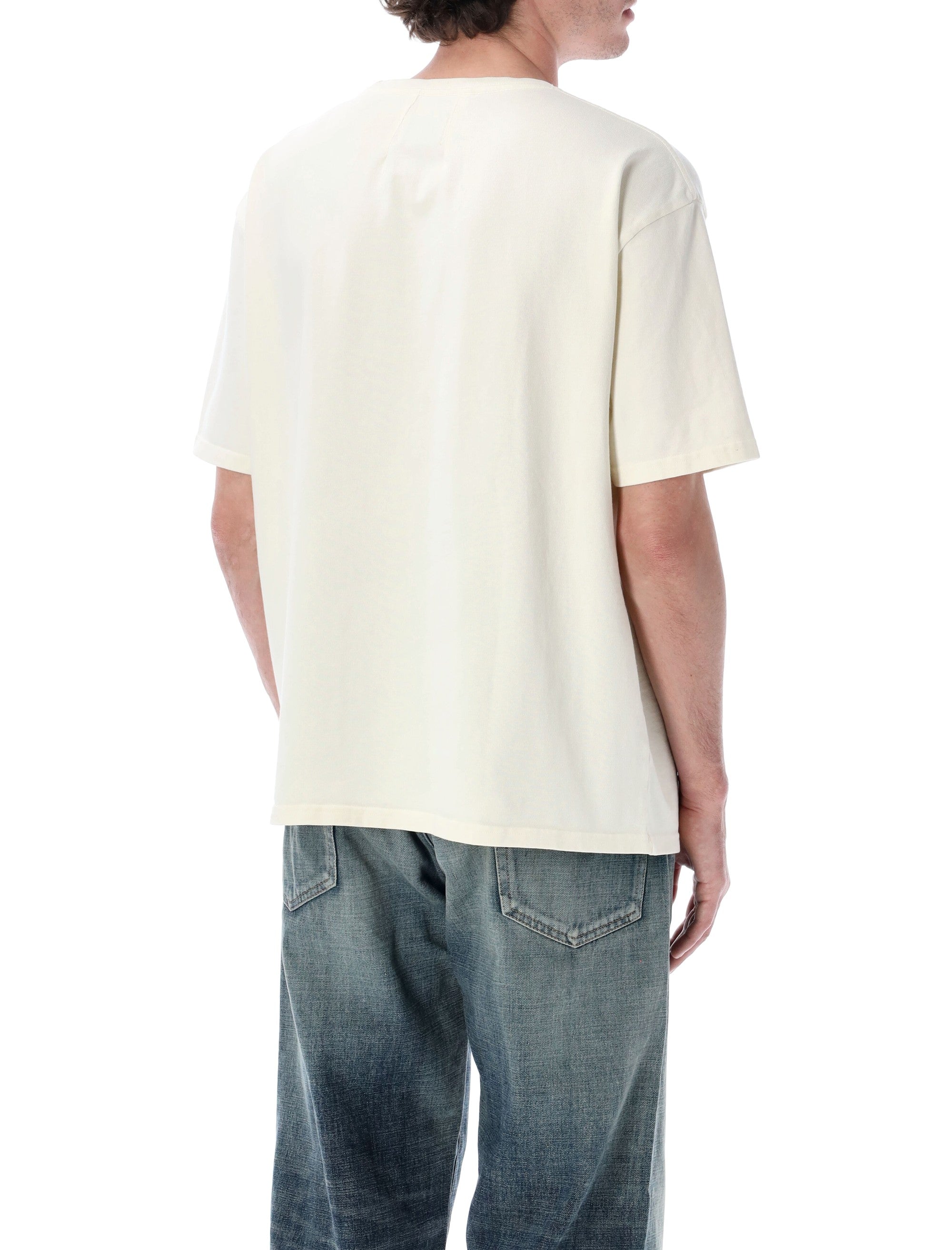 Rhude Rossa Cotton T-Shirt Vintage White Tshirt
