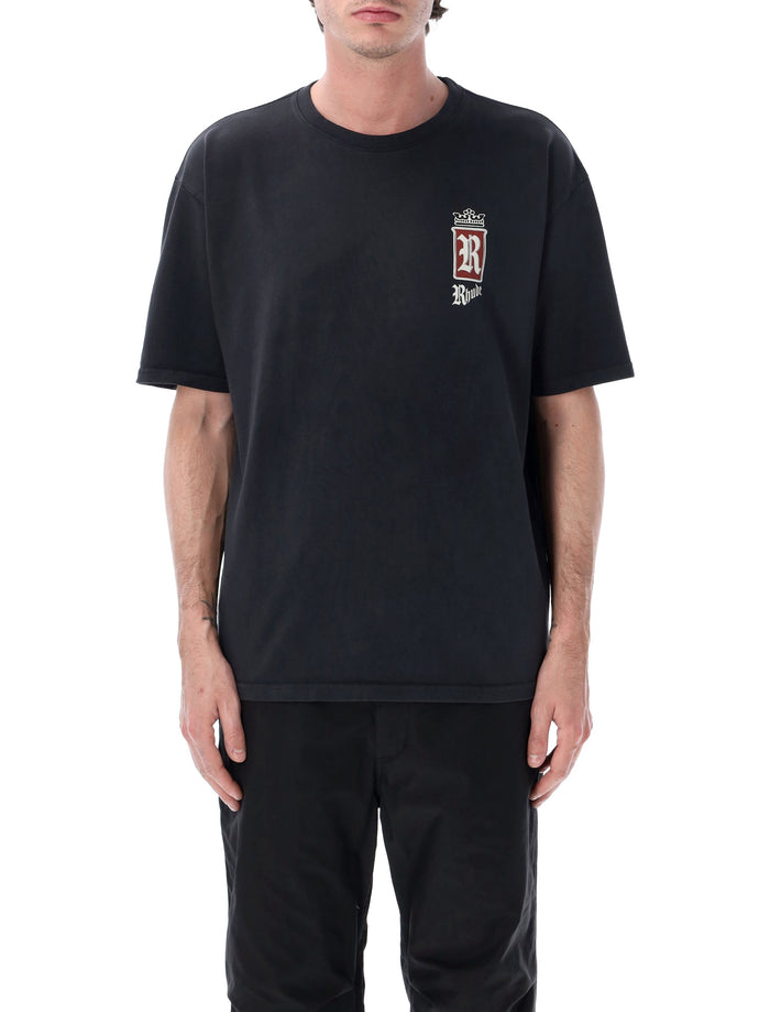 Rhude Fumar 91 T-Shirt Vintage Black Cotton Tshirt