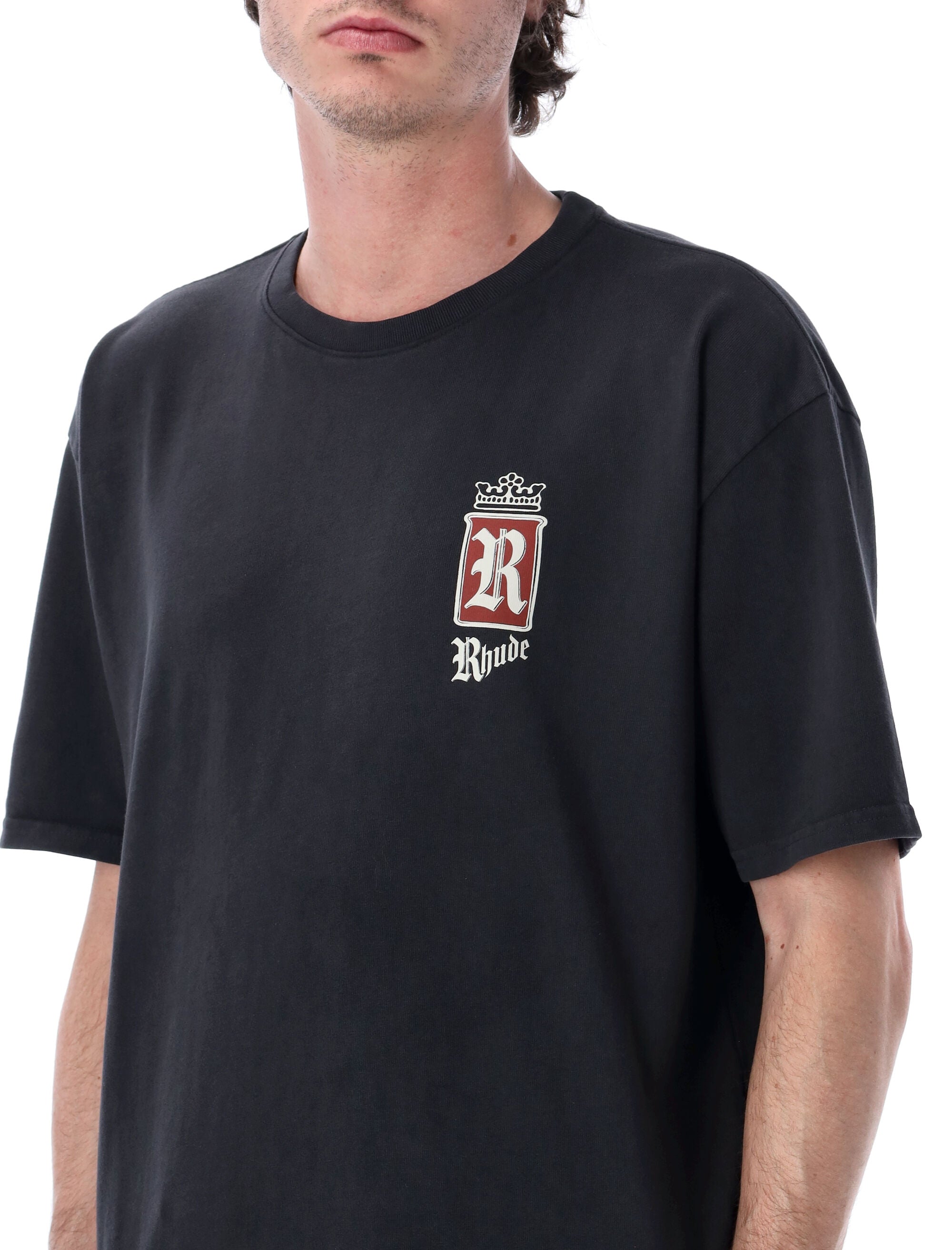 Rhude Fumar 91 T-Shirt Vintage Black Cotton Tshirt