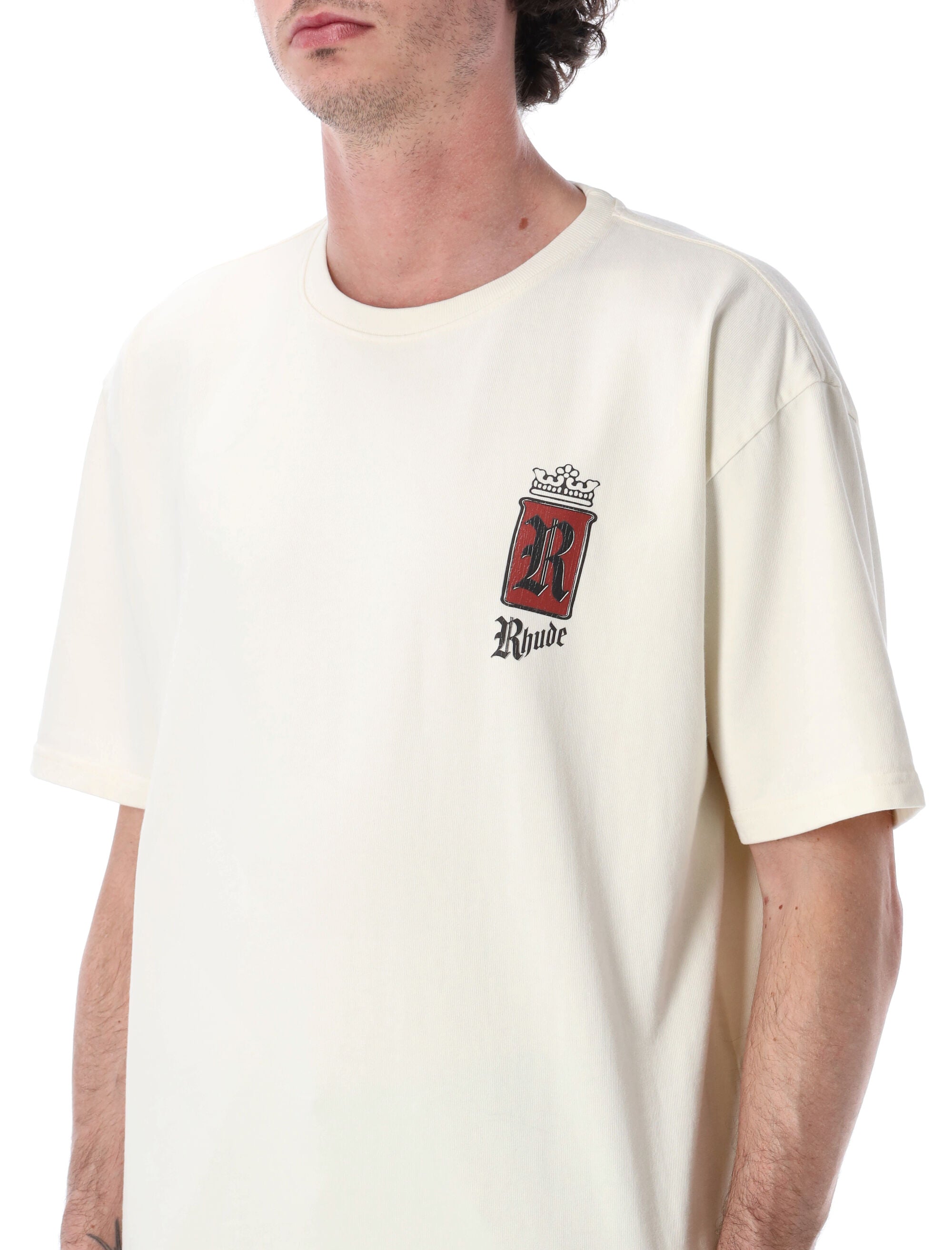 Rhude Fumar 91 T-Shirt Vintage White Cotton Tshirt