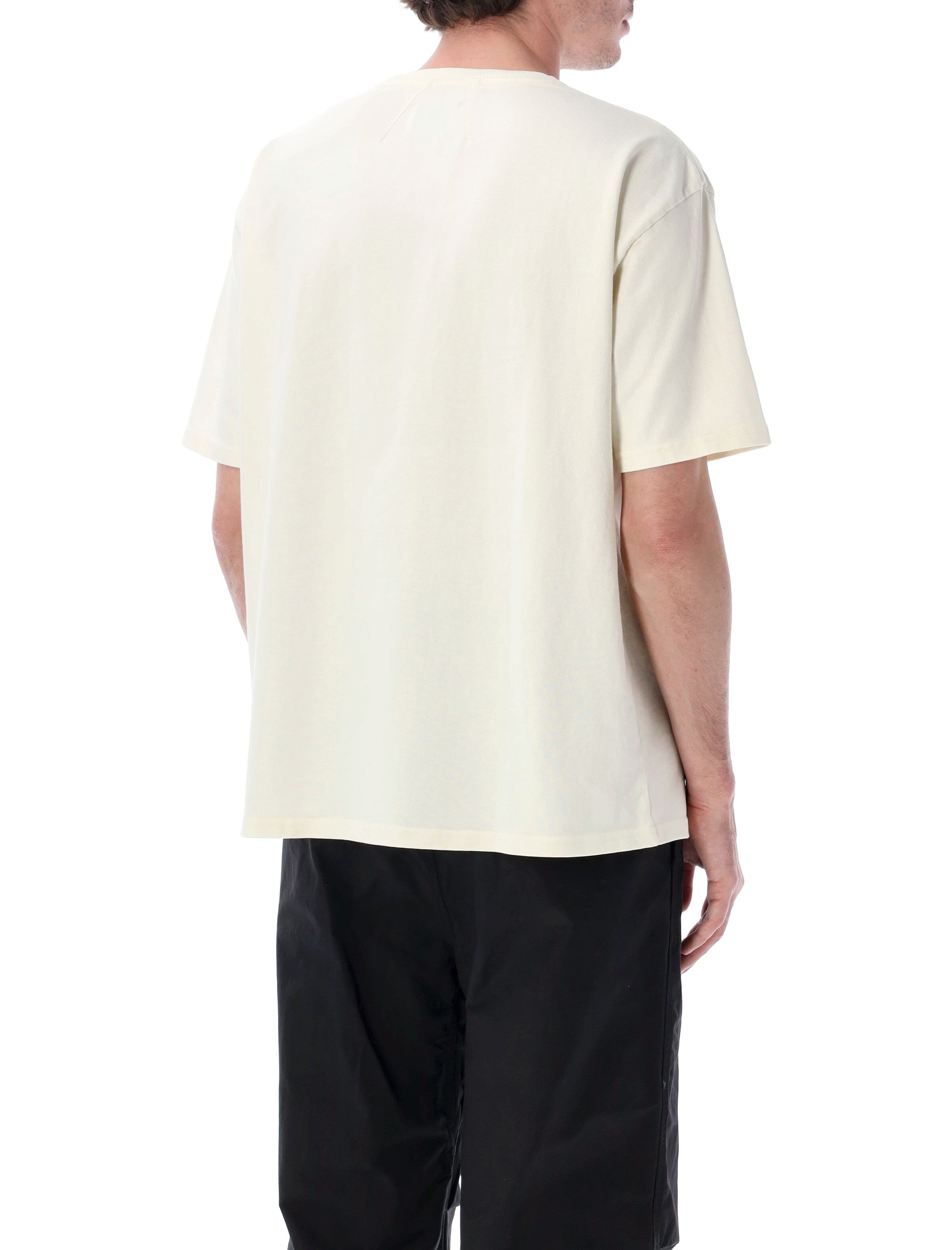 Rhude Banner Cotton T-Shirt Vintage White Tshirt