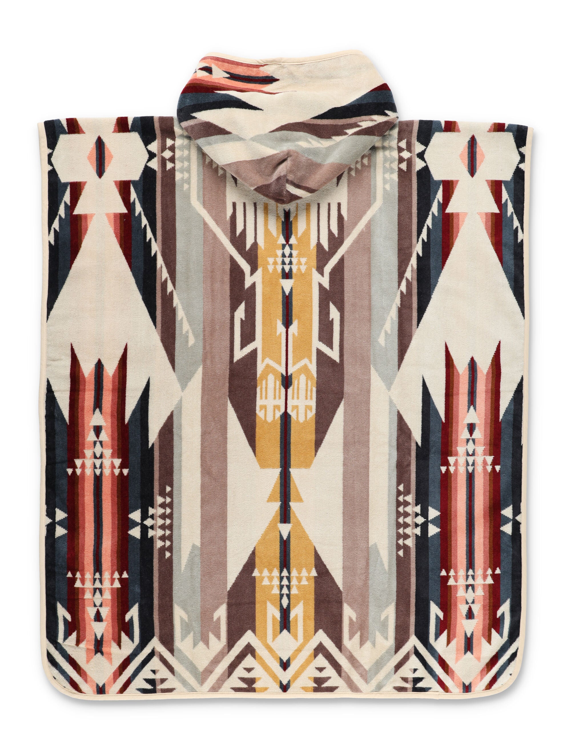 Pendleton Tween Jacquard hooded towel White Sands Cotton