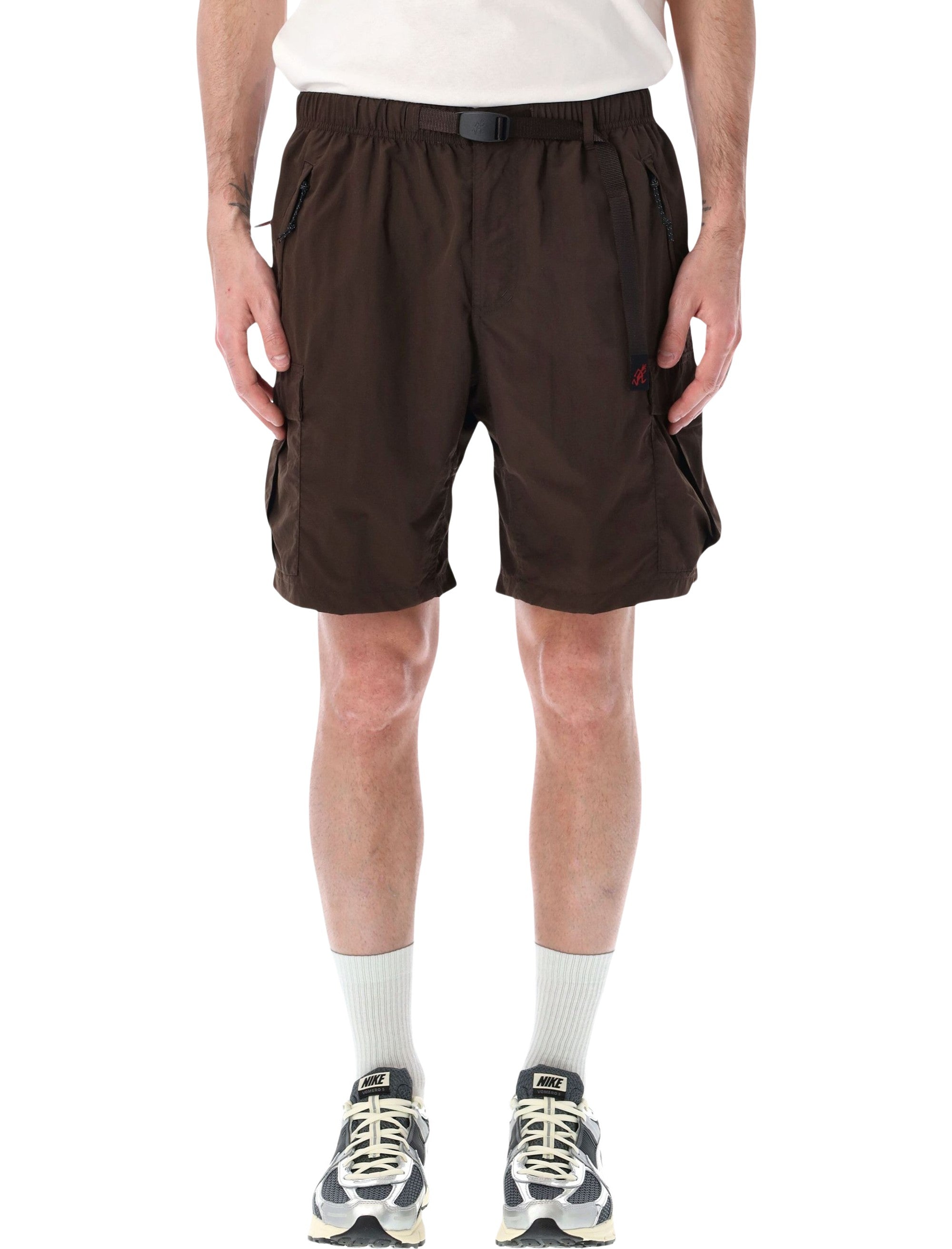 Gramicci Nylon Explorer Cargo Shorts Chocolate