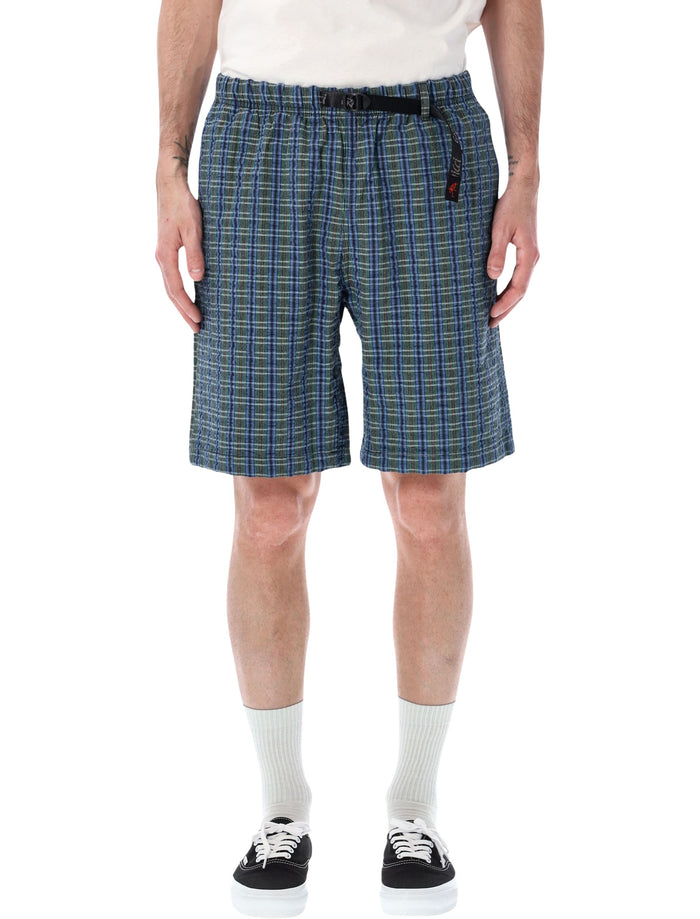 Gramicci Plaid Seersucker O.g. Shorts Multi Stripe Cotton