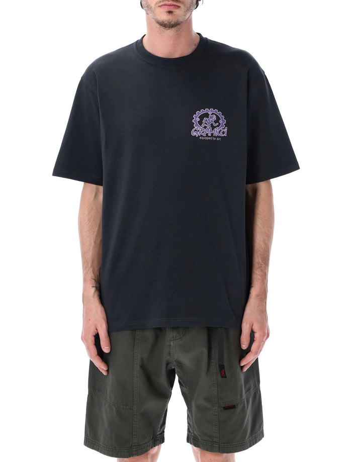 Gramicci Equipped For Dirt Cotton T-Shirt Vintage Black Tshirt