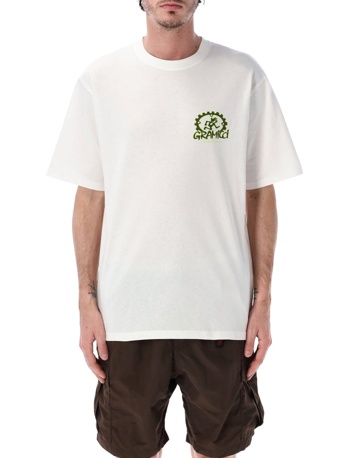 Gramicci Equipped For Dirt Cotton T-Shirt White Tshirt