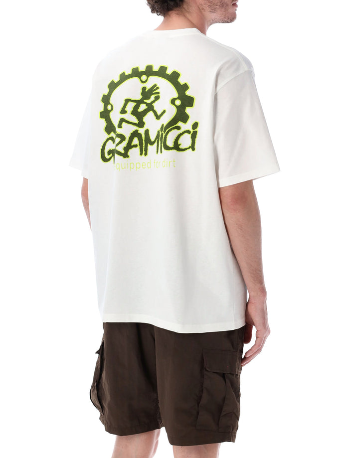 Gramicci Equipped For Dirt Cotton T-Shirt White Tshirt