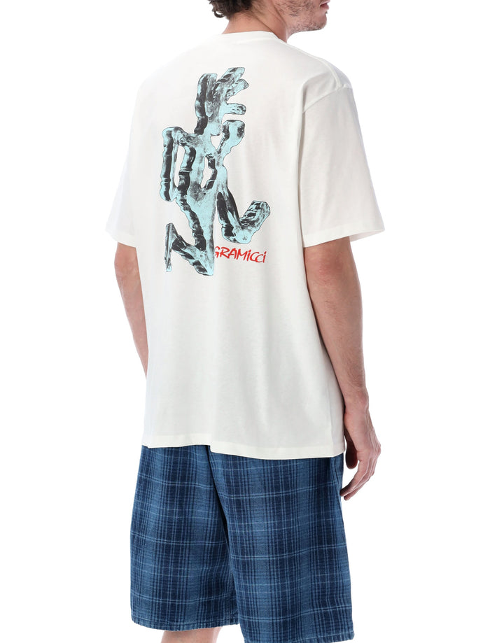 Gramicci Ice Sculpture Cotton T-Shirt White Tshirt
