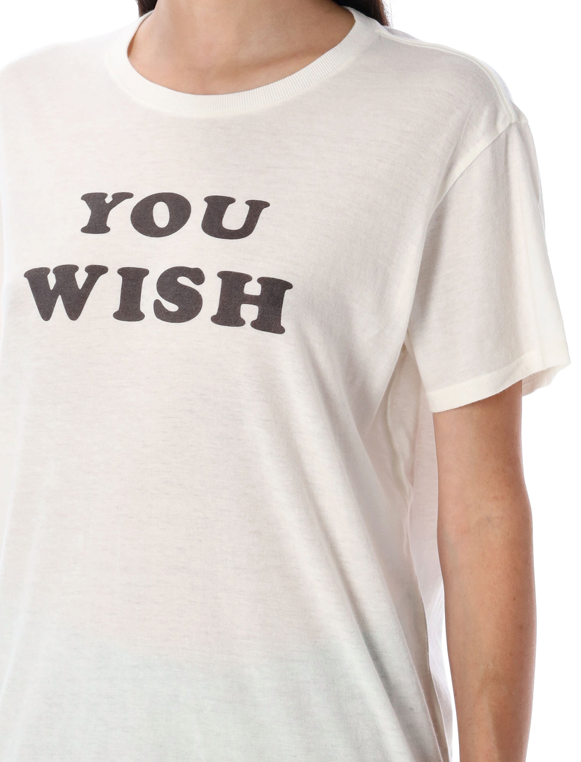 You Wish Boy t-shirt Ecru Cotton