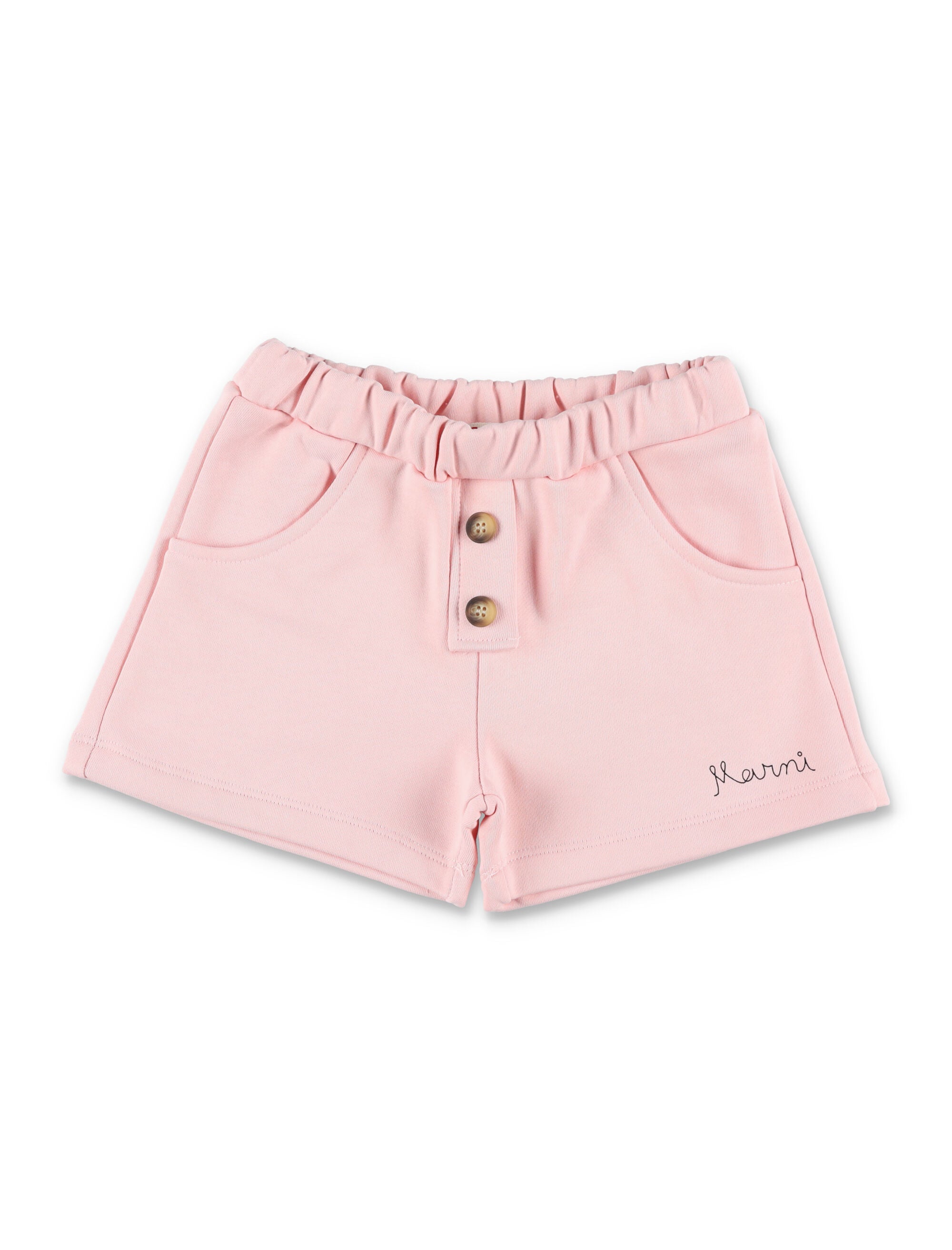Marni pink jersey shorts for newborn Rose Cotton