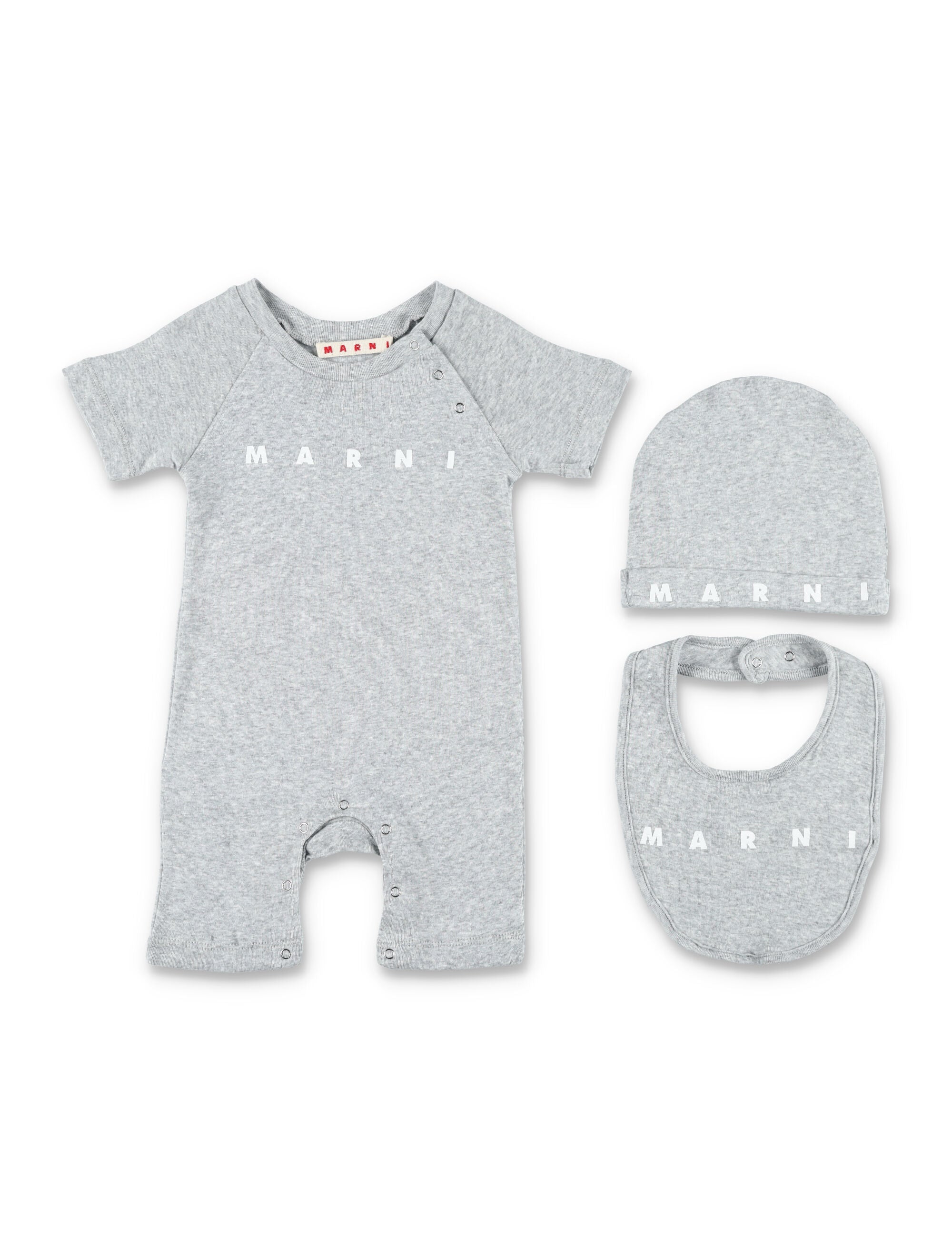 Marni Grey Cotton Newborn Gift Set