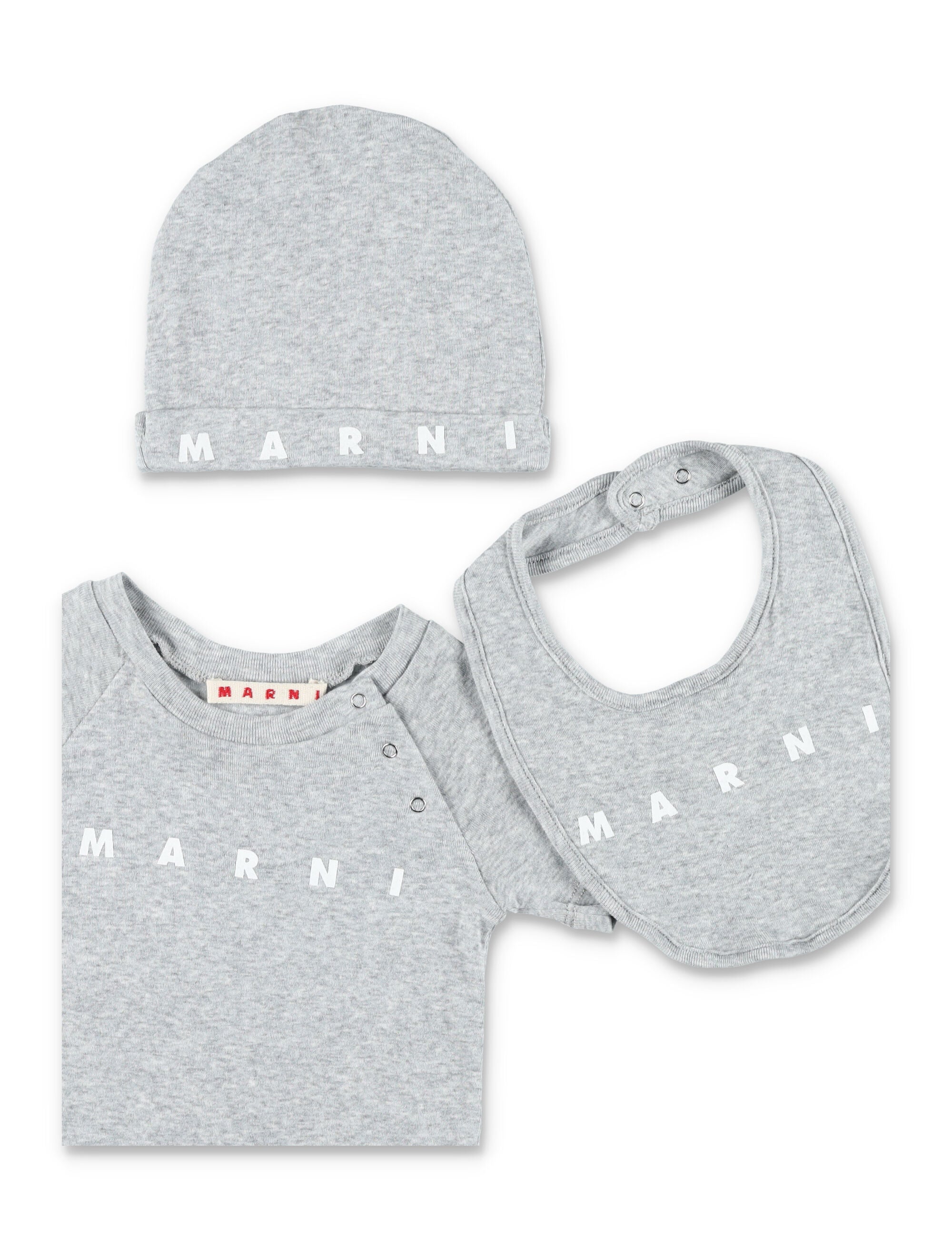 Marni Grey Cotton Newborn Gift Set