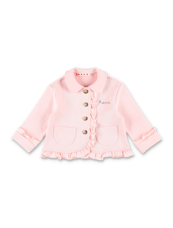 Marni babys cotton jacket Pink Sweatshirt