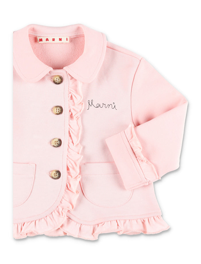 Marni babys cotton jacket Pink Sweatshirt