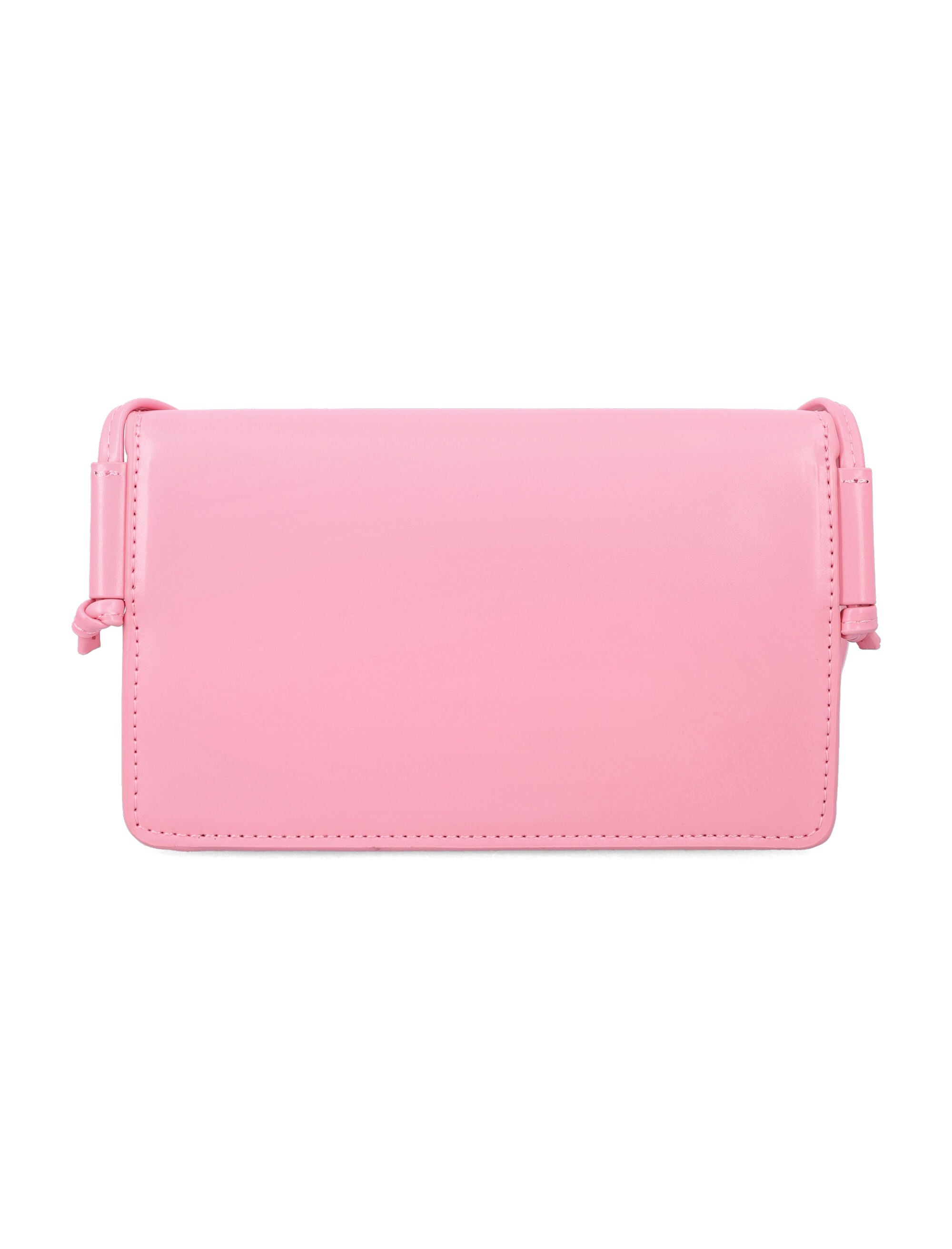 Mini eco leather girls bag Pink Polyester Lining Shoulder