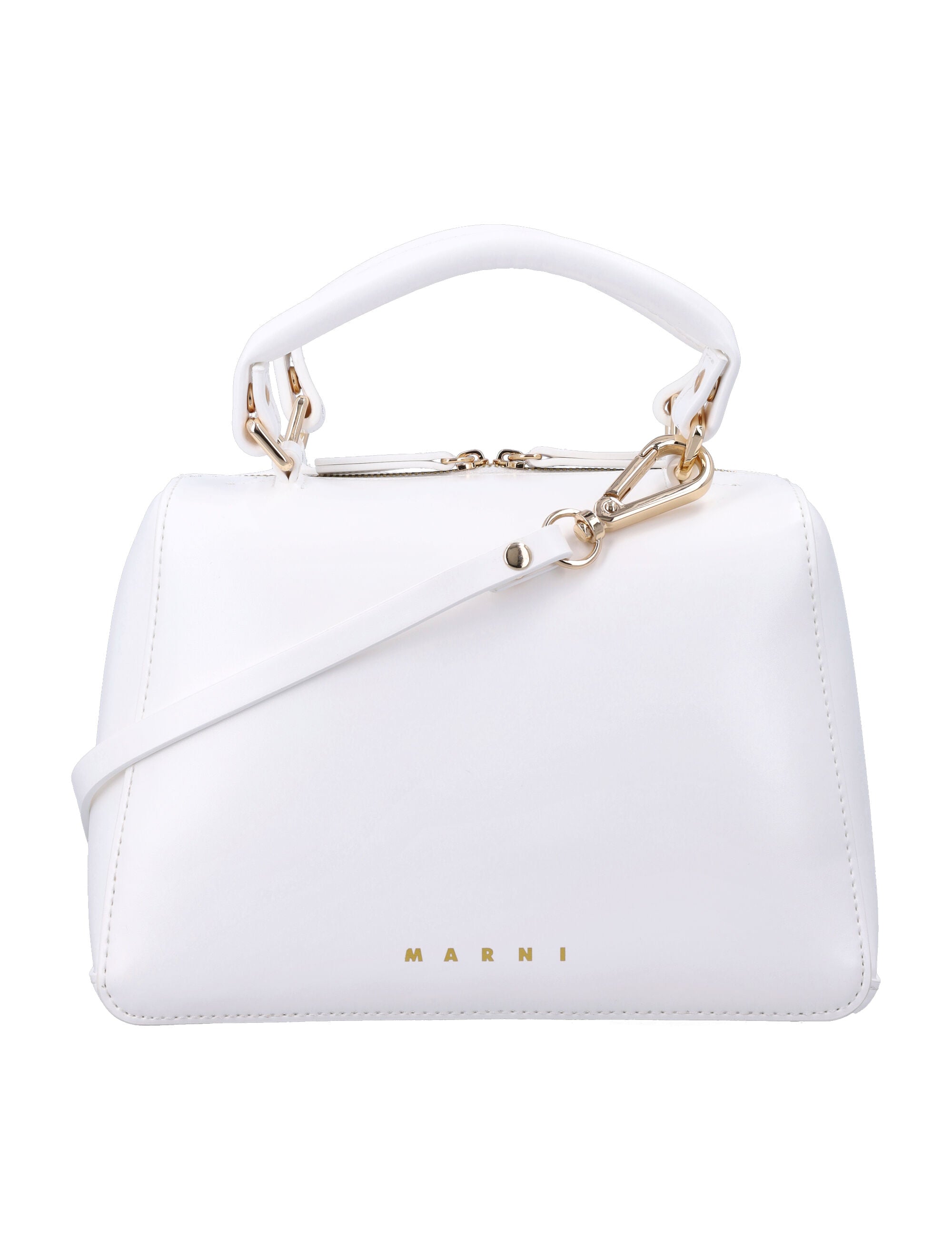 Marni eco leather girls School bag White Polyester Lining Tote