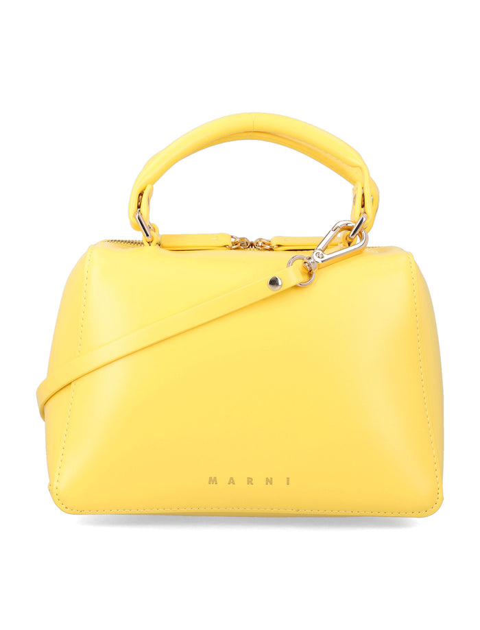 Marni eco leather girls School bag Yellow Polyester Lining Tote