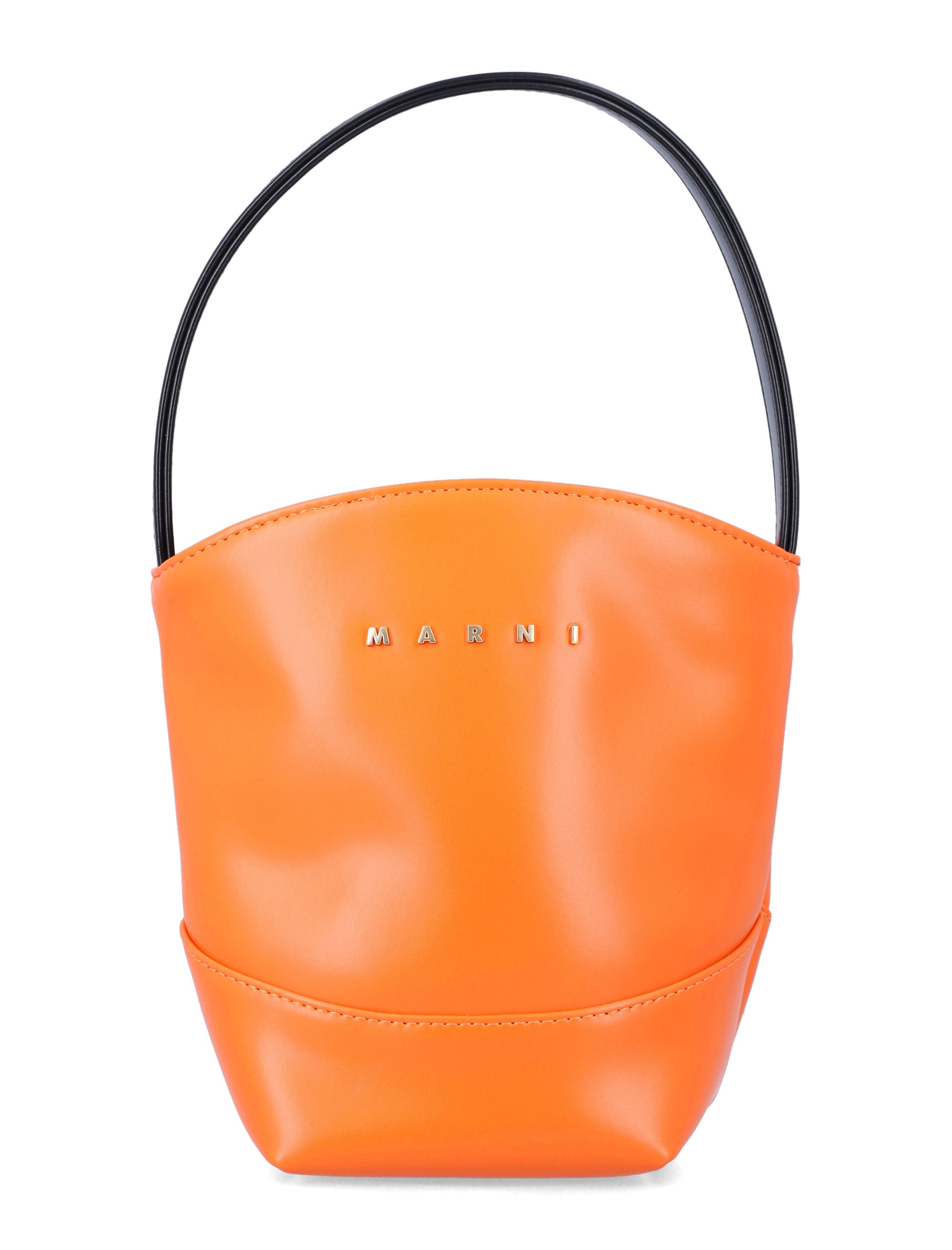 Marni kids basket bag Orange Polyester Lining Tote