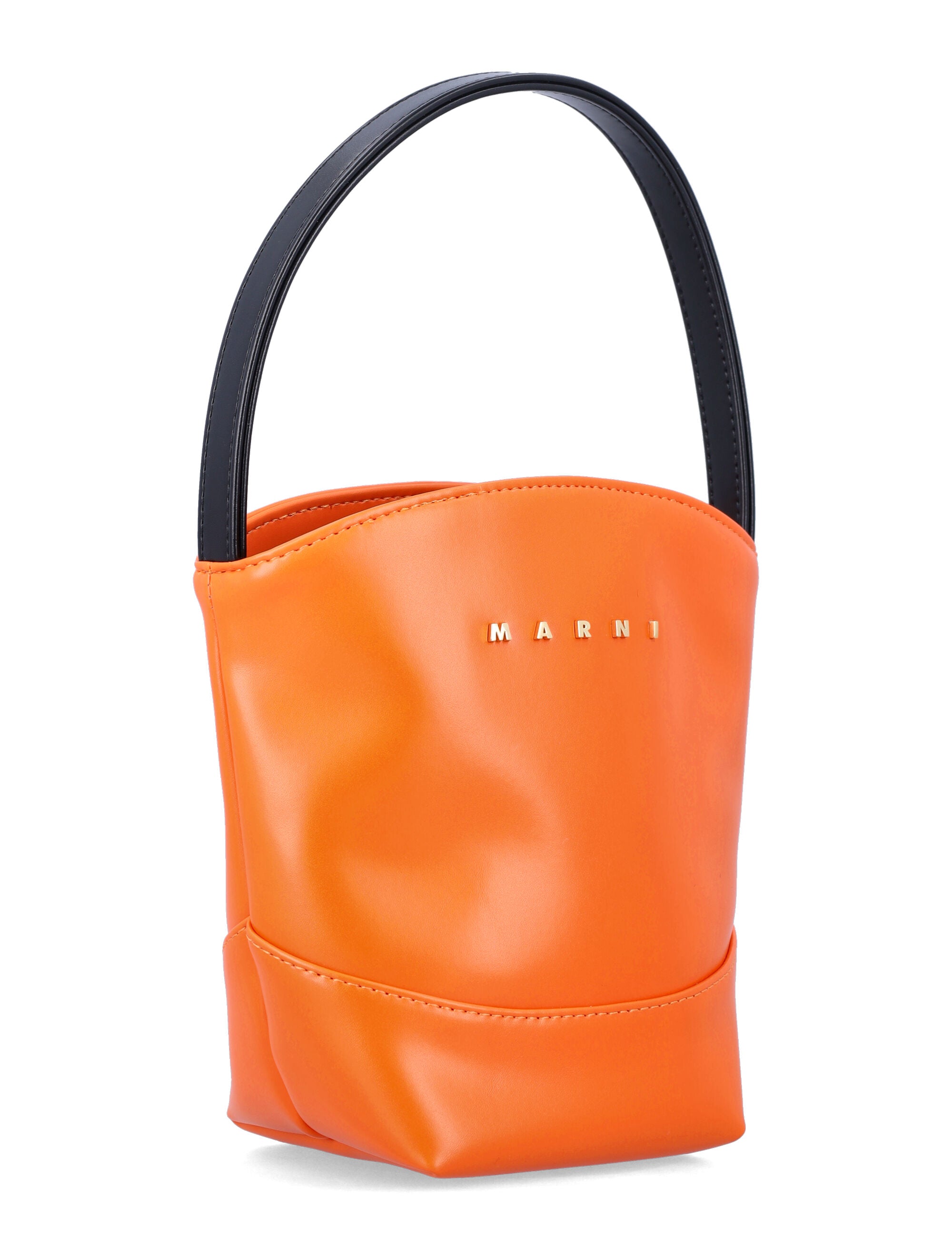 Marni kids basket bag Orange Polyester Lining Tote