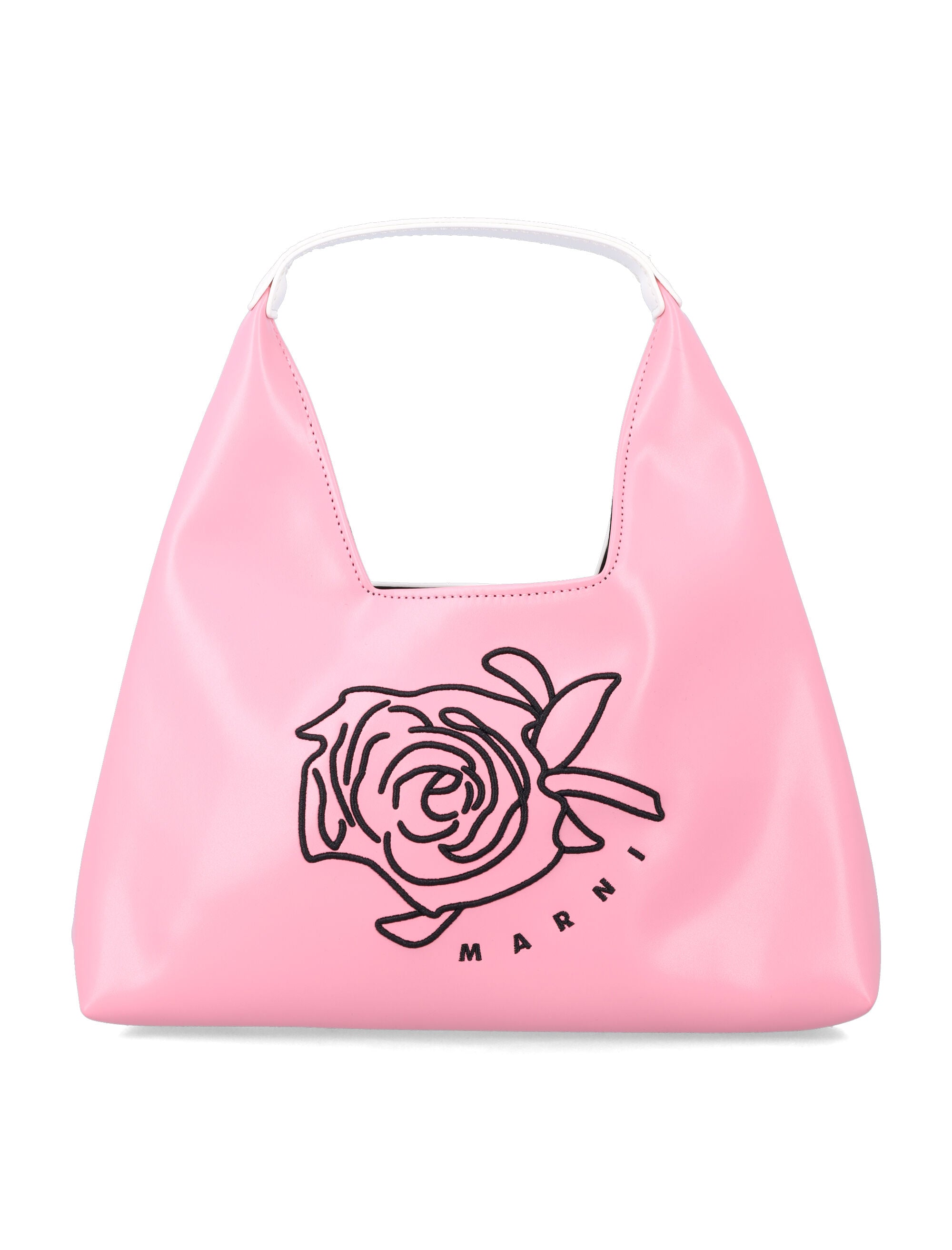 Marni two-tone girls bag Pink Polyester Lining Tote