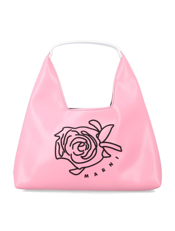 Marni two-tone girls bag Pink Polyester Lining Tote