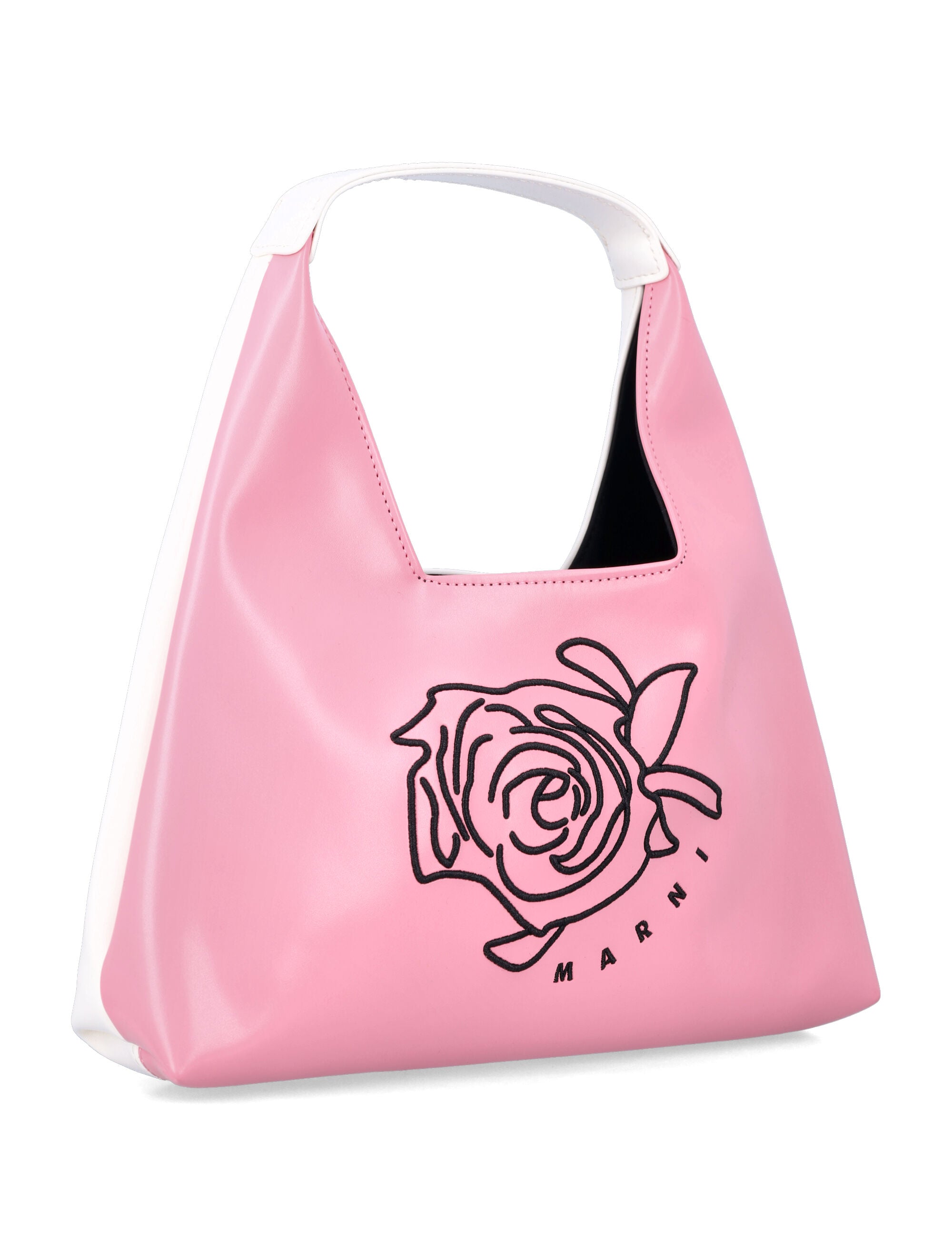 Marni two-tone girls bag Pink Polyester Lining Tote