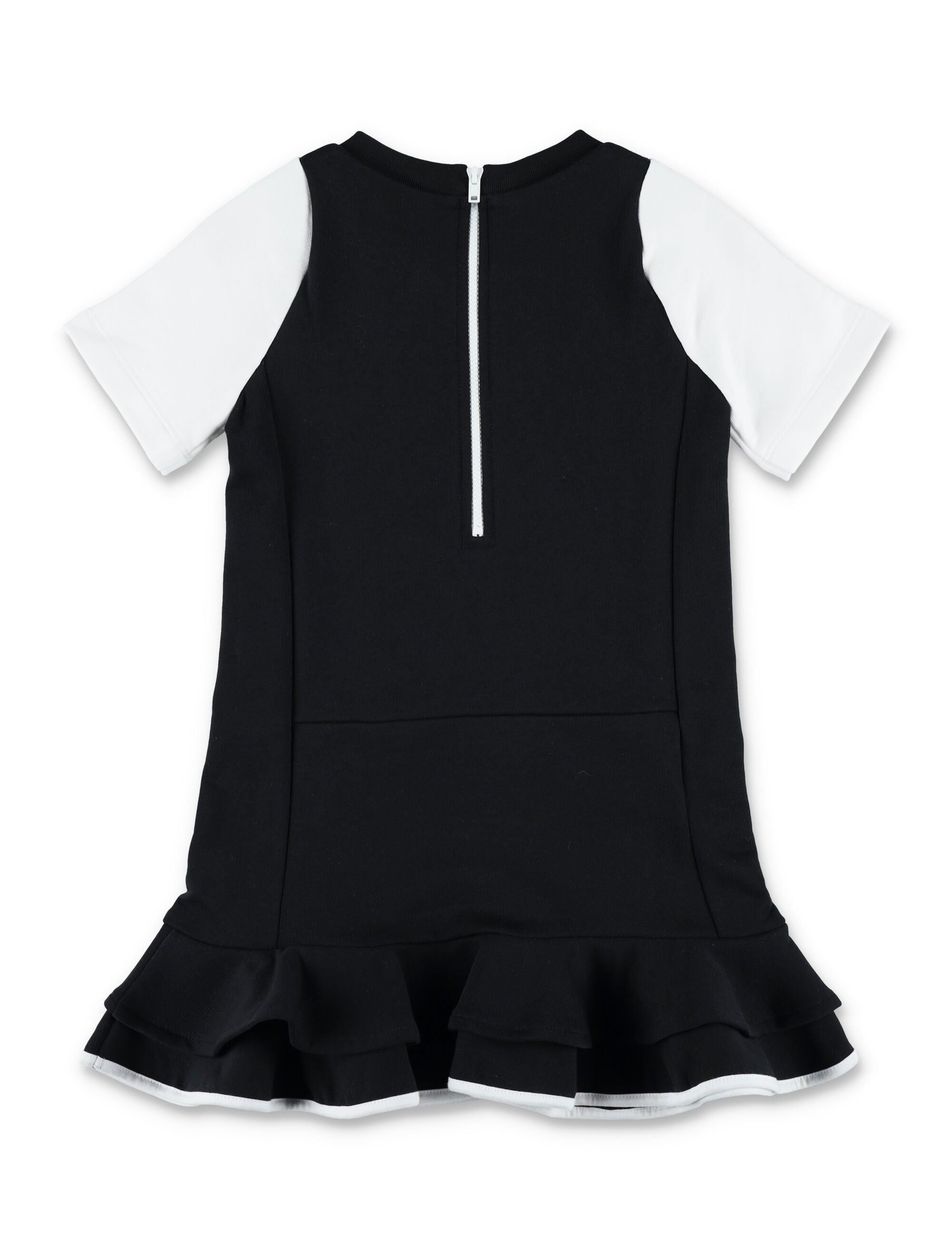 Marni jersey dress with rose for girls Black Cotton