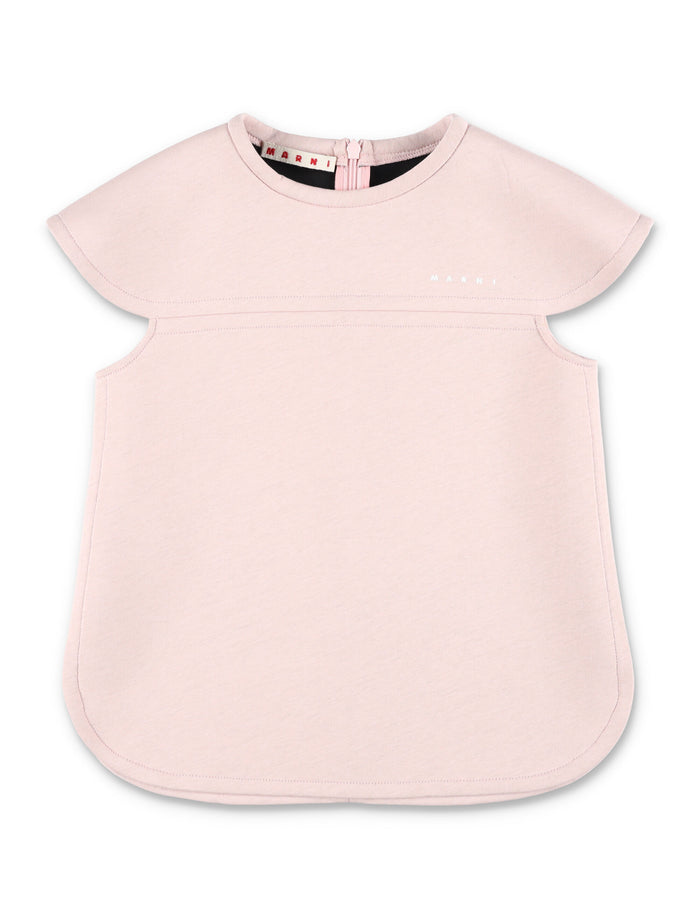Marni kids sleeveless top Pink Cotton Vest