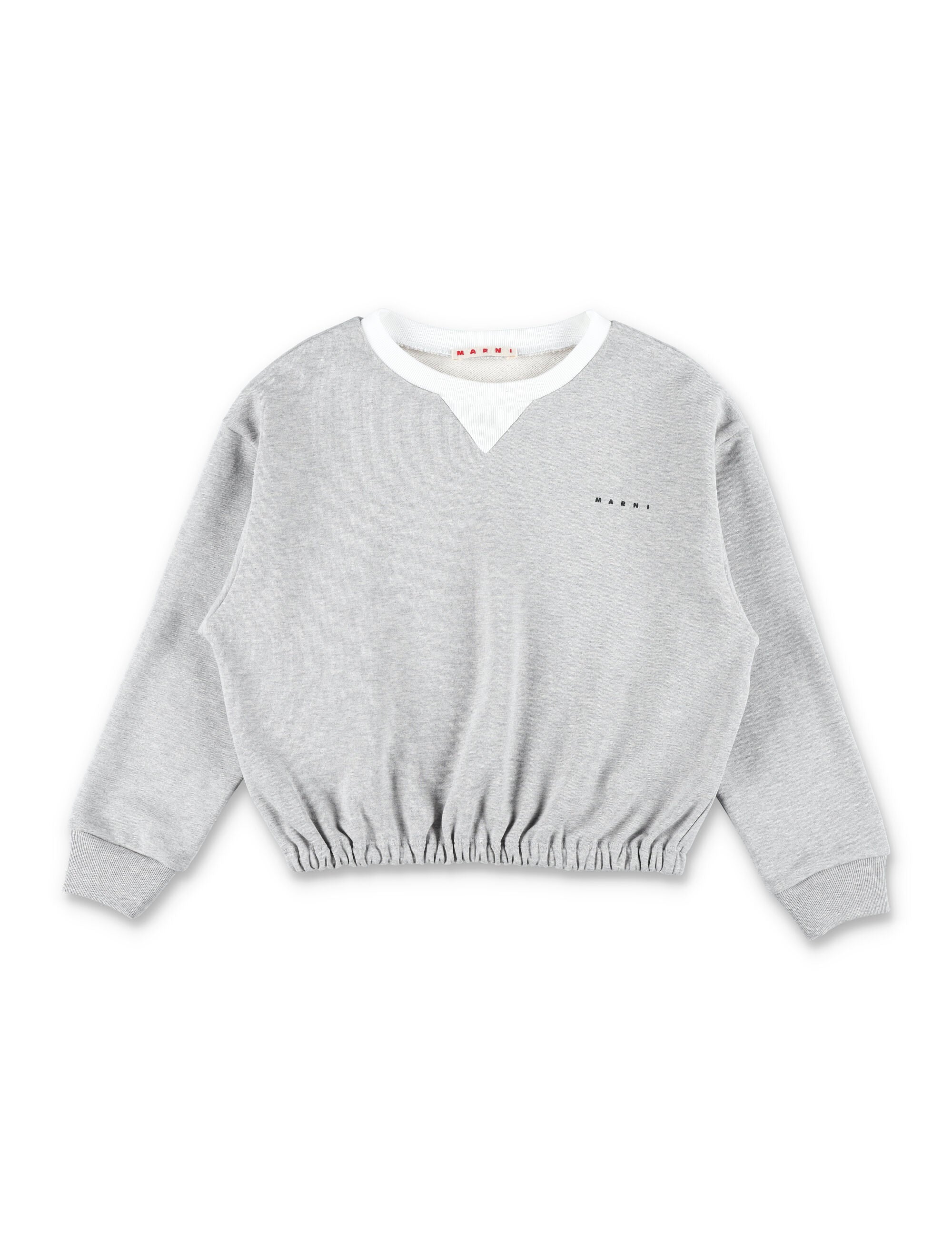 Marni cotton sweatshirt for kids Grey