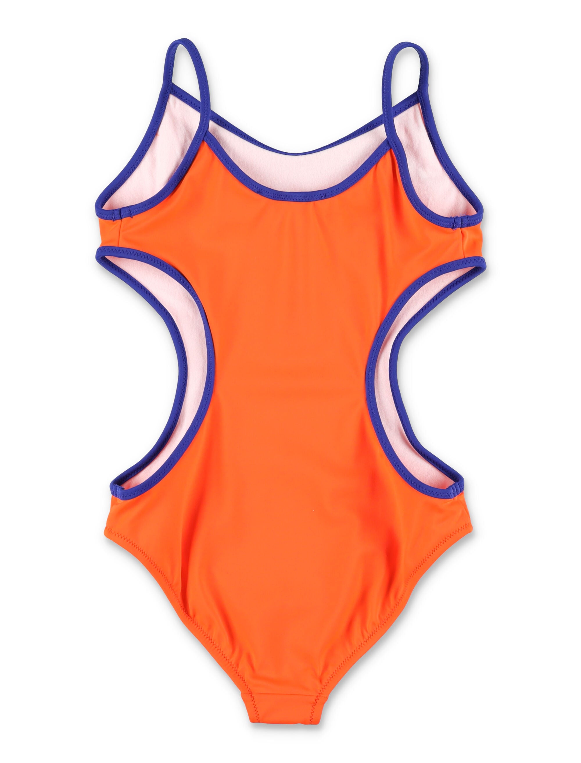 Marni contrast edges one-piece for girls Red Nylon Swimwear