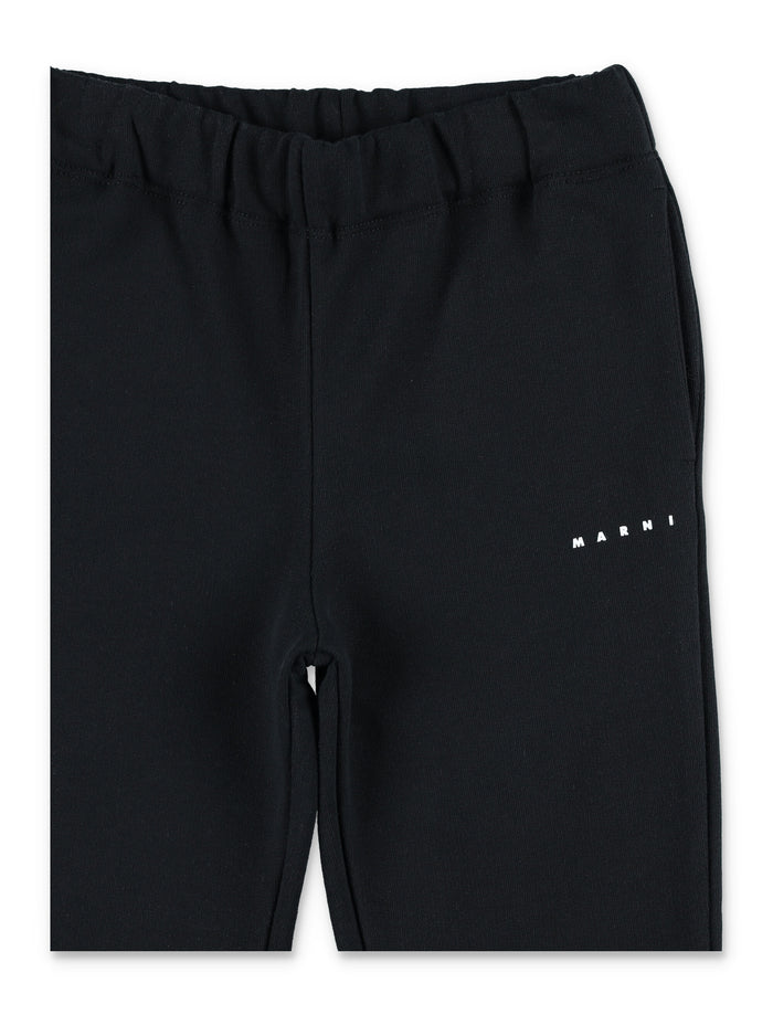 Marni jogger pants for kids Black Cotton