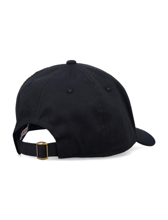 Marni kids logo cap Black Cotton Hat