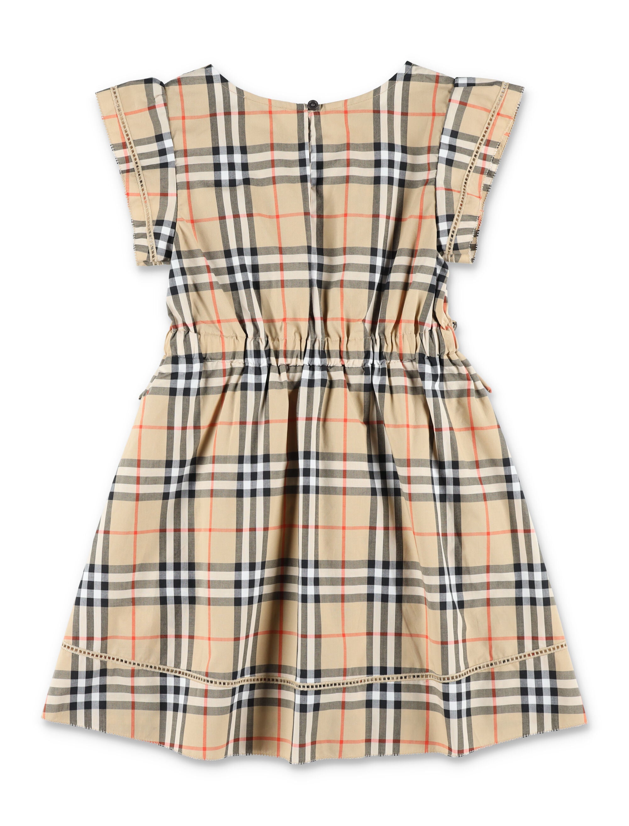 Burberry girls Check cotton dress Sand Ip
