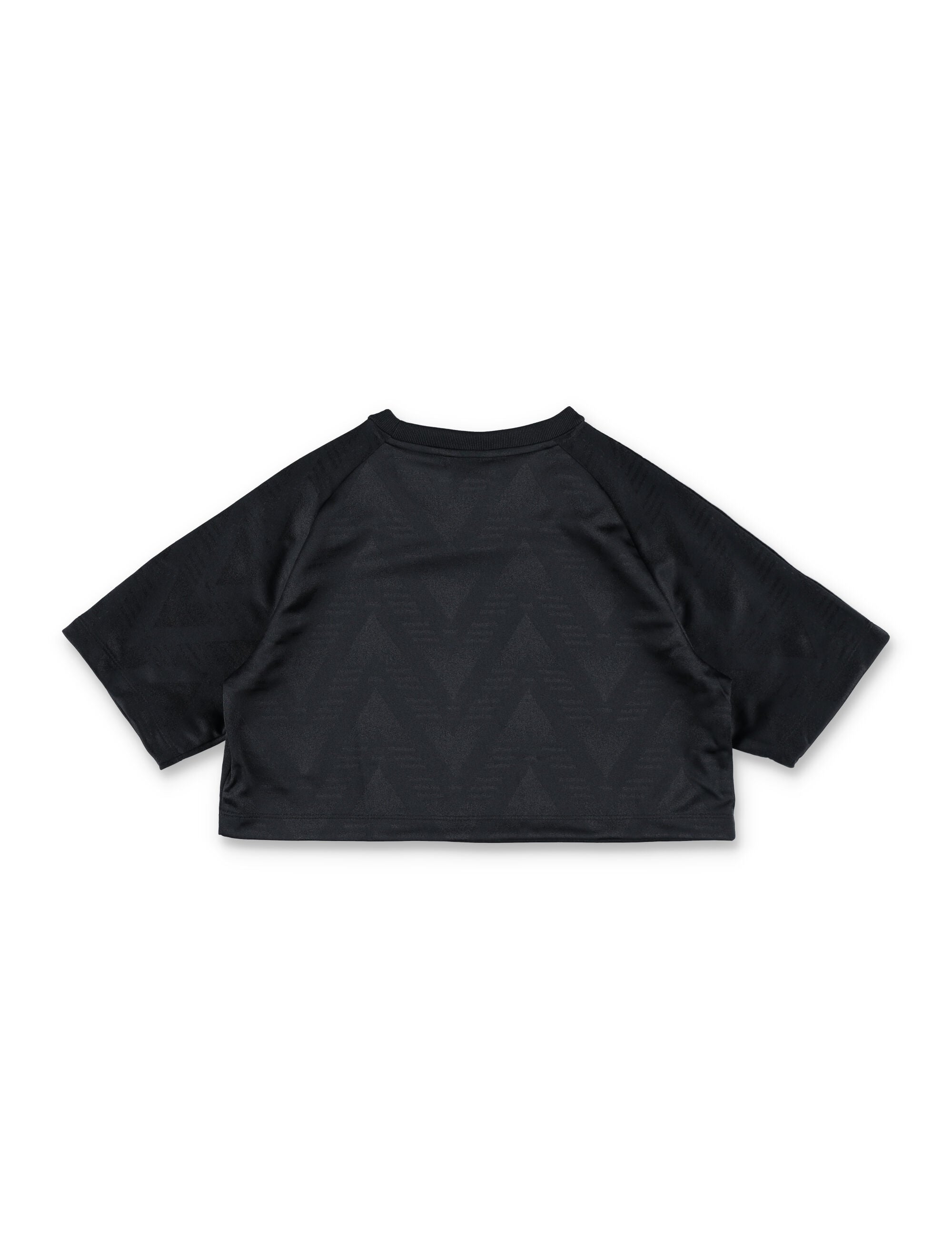Adidas Originals black cropped t-shirt for kids Black/white Polyster Tshirt